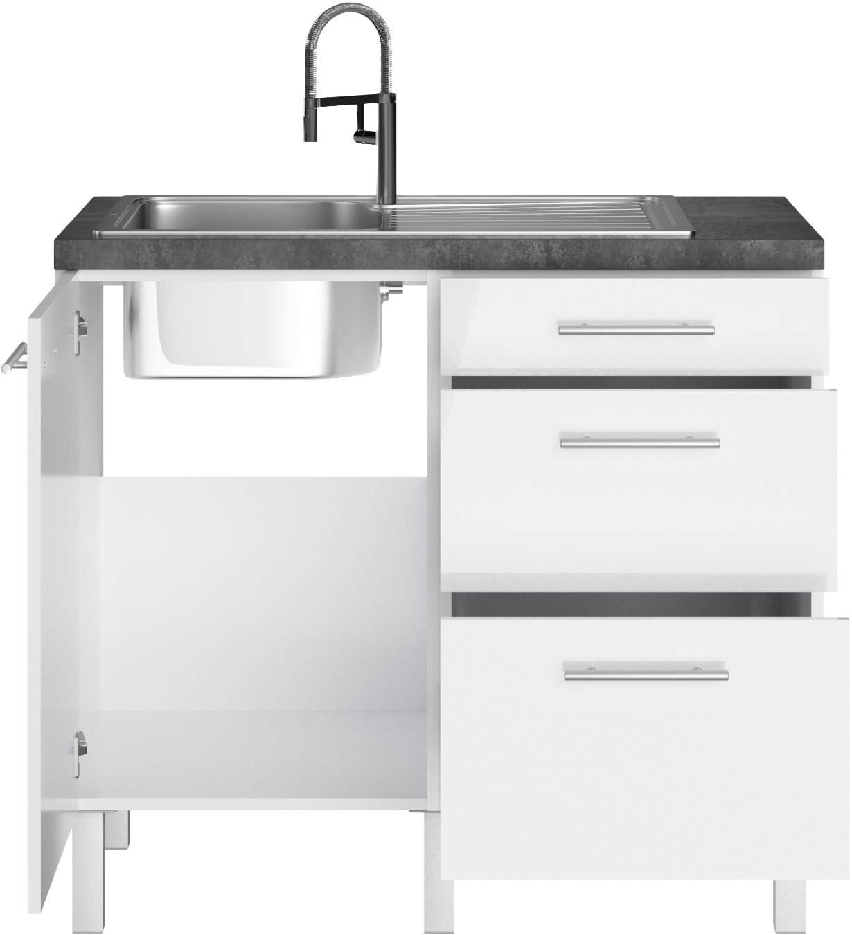 OPTIFIT Pantryküche »Lilly«, Breite 100 cm