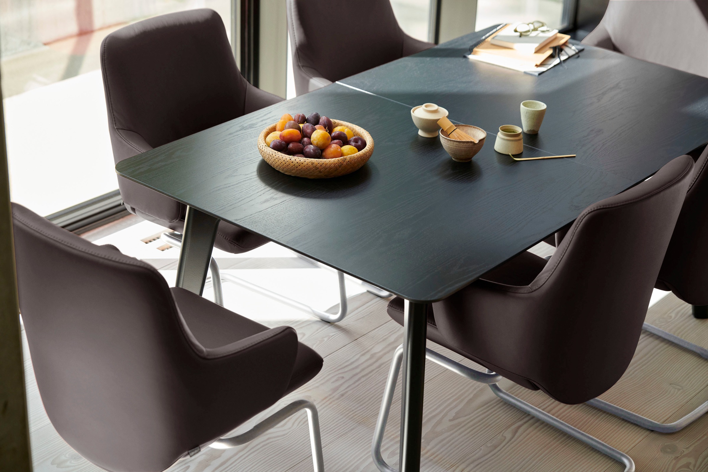 Stressless® Polsterstuhl »Laurel«, Leder PALOMA, Low Back mit Armlehne, Größe L, mit Beinen aus Stahl in Chrom glänzend
