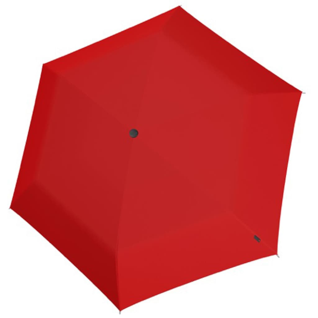 Knirps® Taschenregenschirm »AS.050 Slim Small Manual, Uni Red«