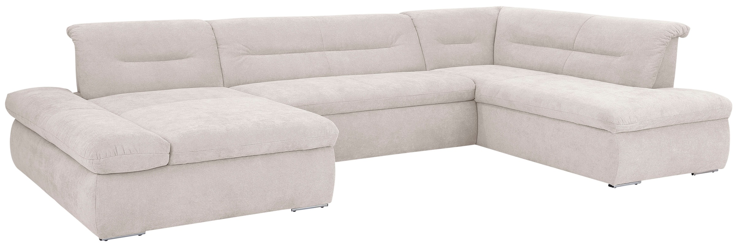 INOSIGN Wohnlandschaft »Avesa U-Form«, Wahlweise mit Armteilverstellung und Bettfunktion, B/T/H: 355/216/80cm