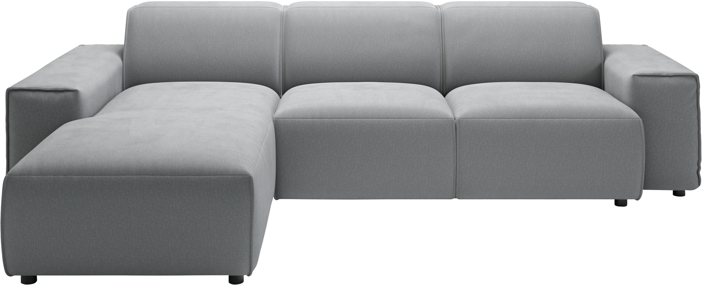andas Ecksofa »Glimminge L-Form auch in Breitcord, Feincord + Easy care-Bezug,«, Breite 264, Zierkissen