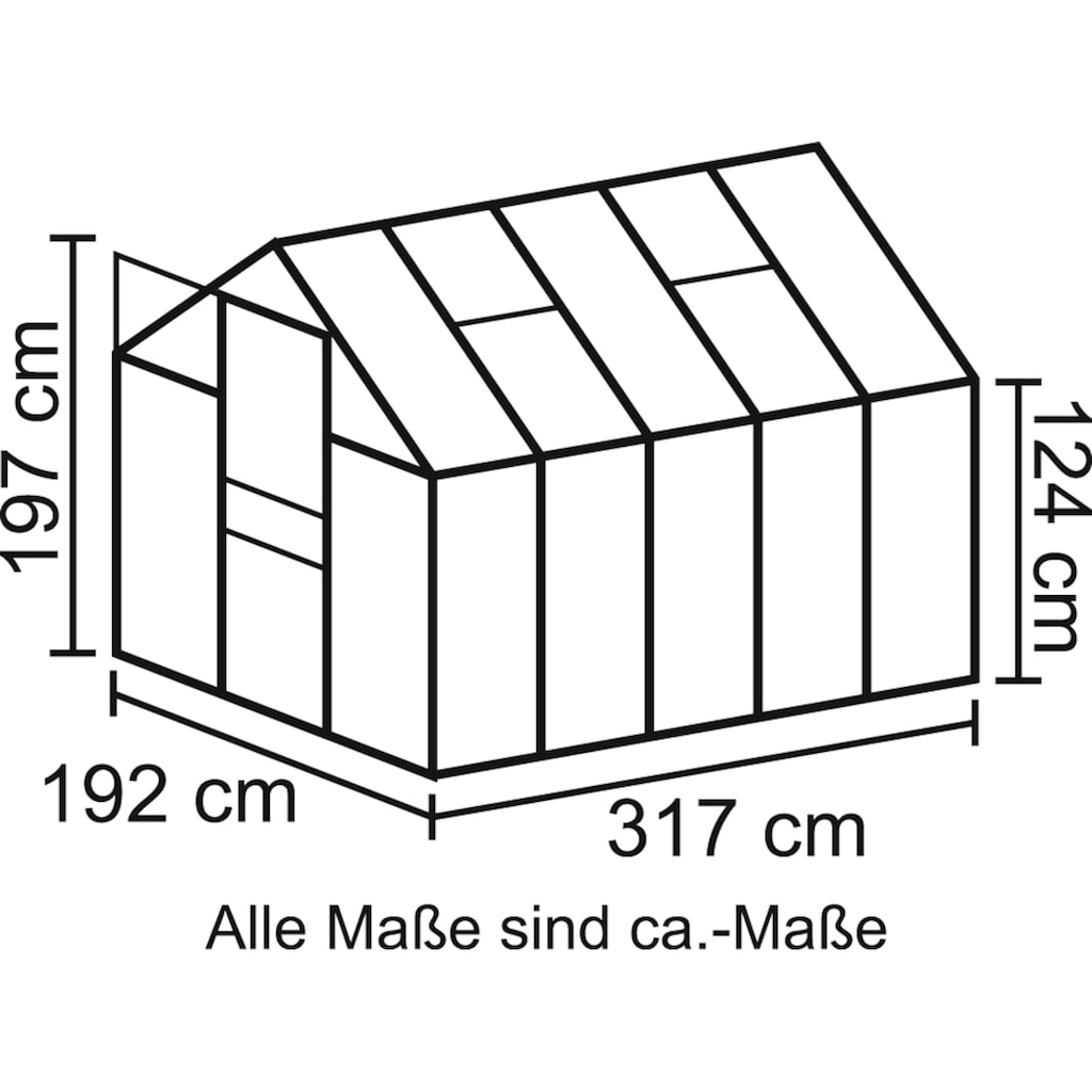 Vitavia Gewächshaus »Venus 6200«