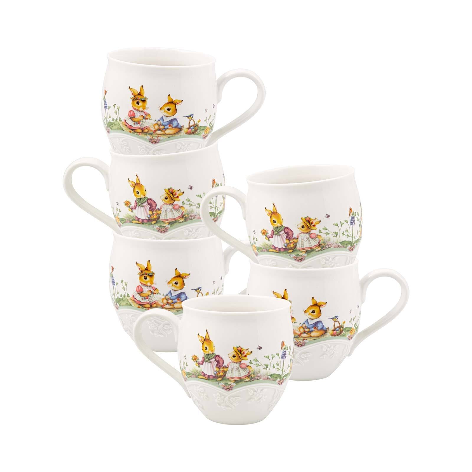 Villeroy & Boch Becher »Henkelbecher Spring Fantasy 0,5 l 6er Set bunt« günstig online kaufen