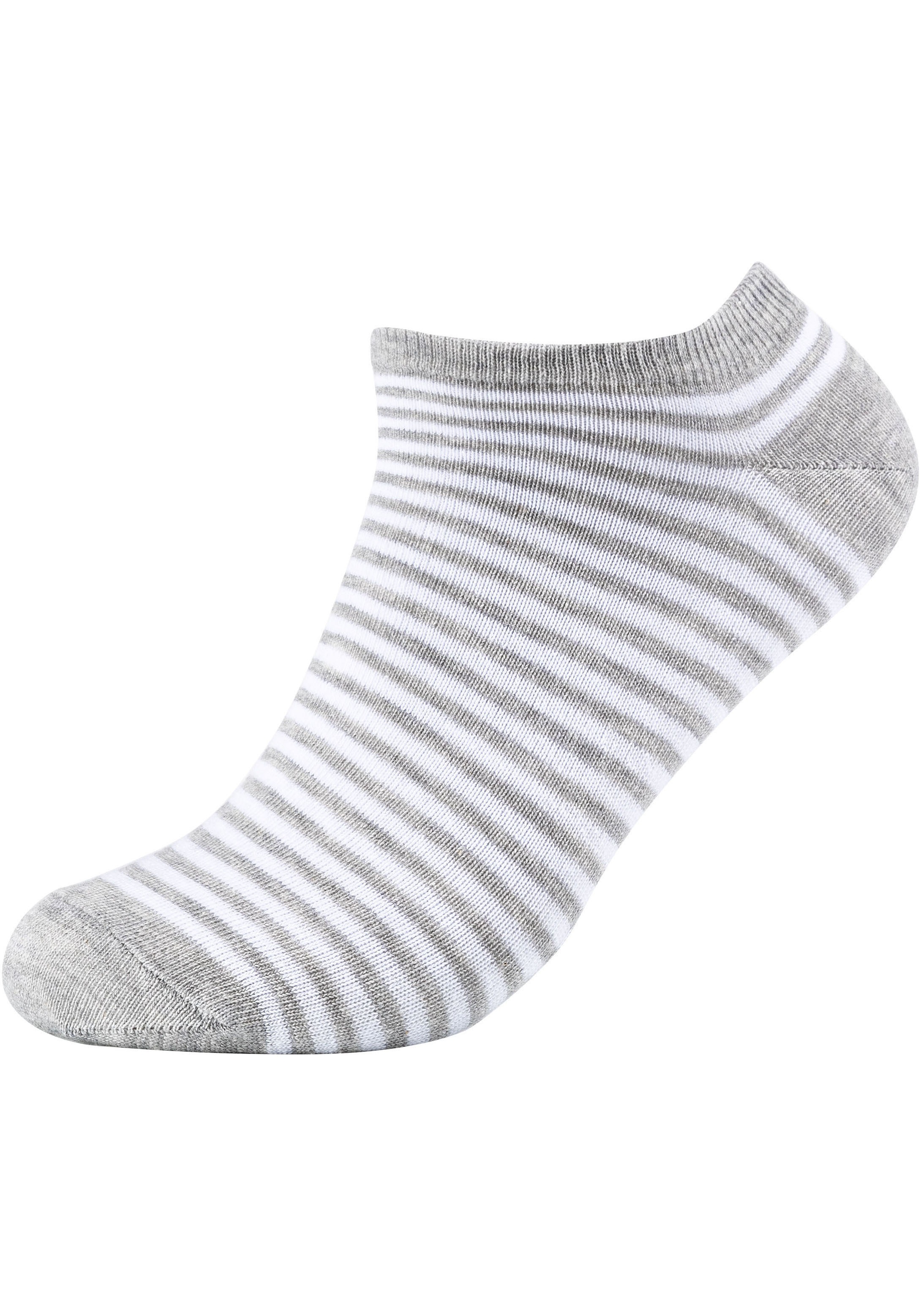 s.Oliver Kurzsocken »essentials«, (4 Paar), mit verschiedenen Designs