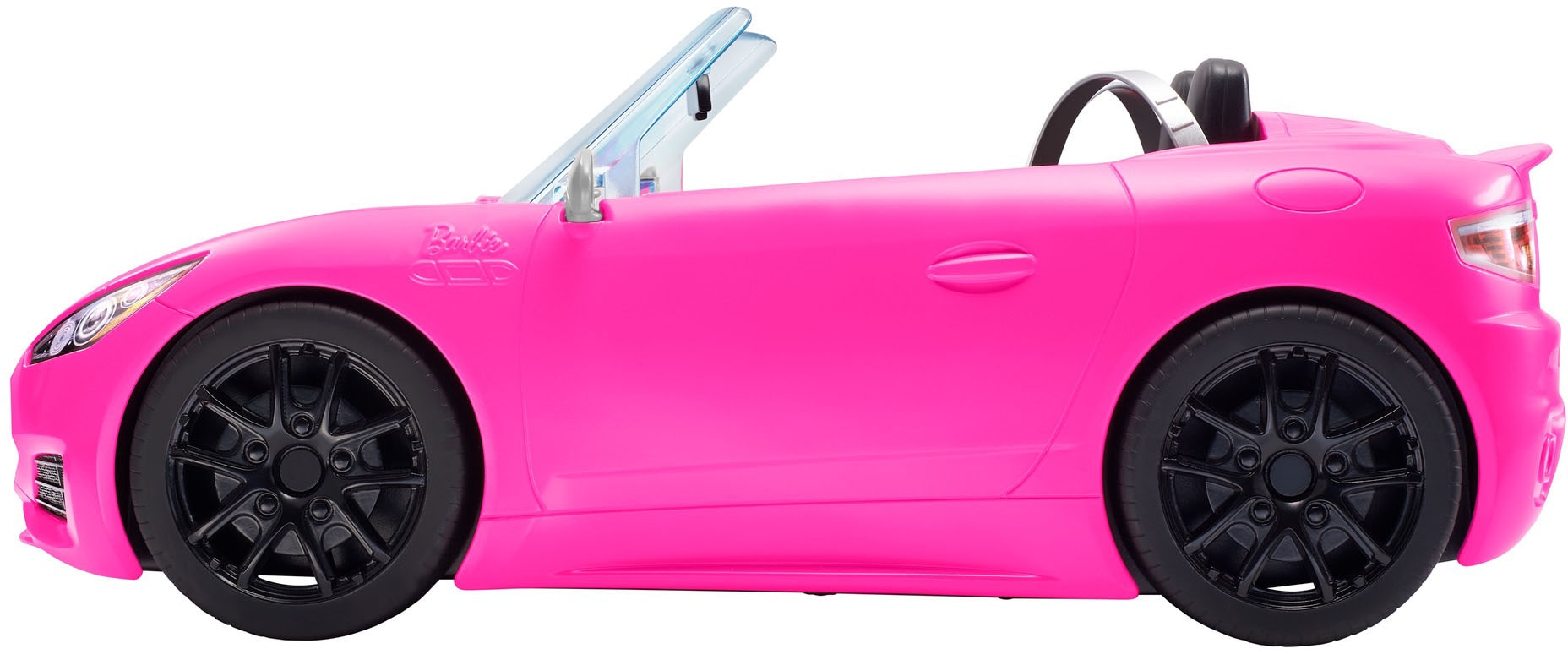 Barbie Puppe und Cabrio Auto in pink