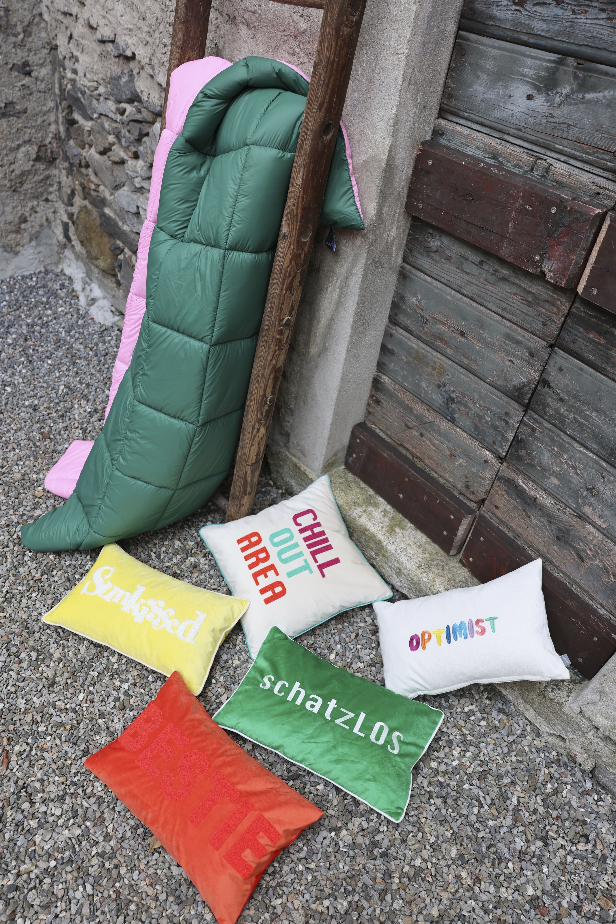 PAD Dekokissen »Optimist«, Made in Europe, Kissenhülle ohne Füllung, 1 Stück