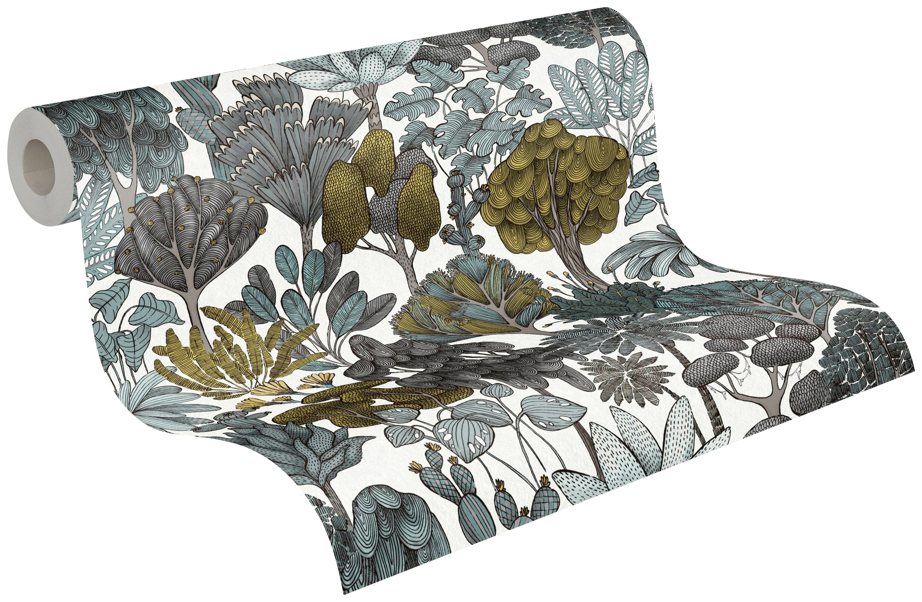 Architects Paper Vliestapete »Floral Impression«, floral-botanisch-Wald, Blumentapete Tapete Dschungel Tapeten Wohnzimmer Schlafzimmer Küche