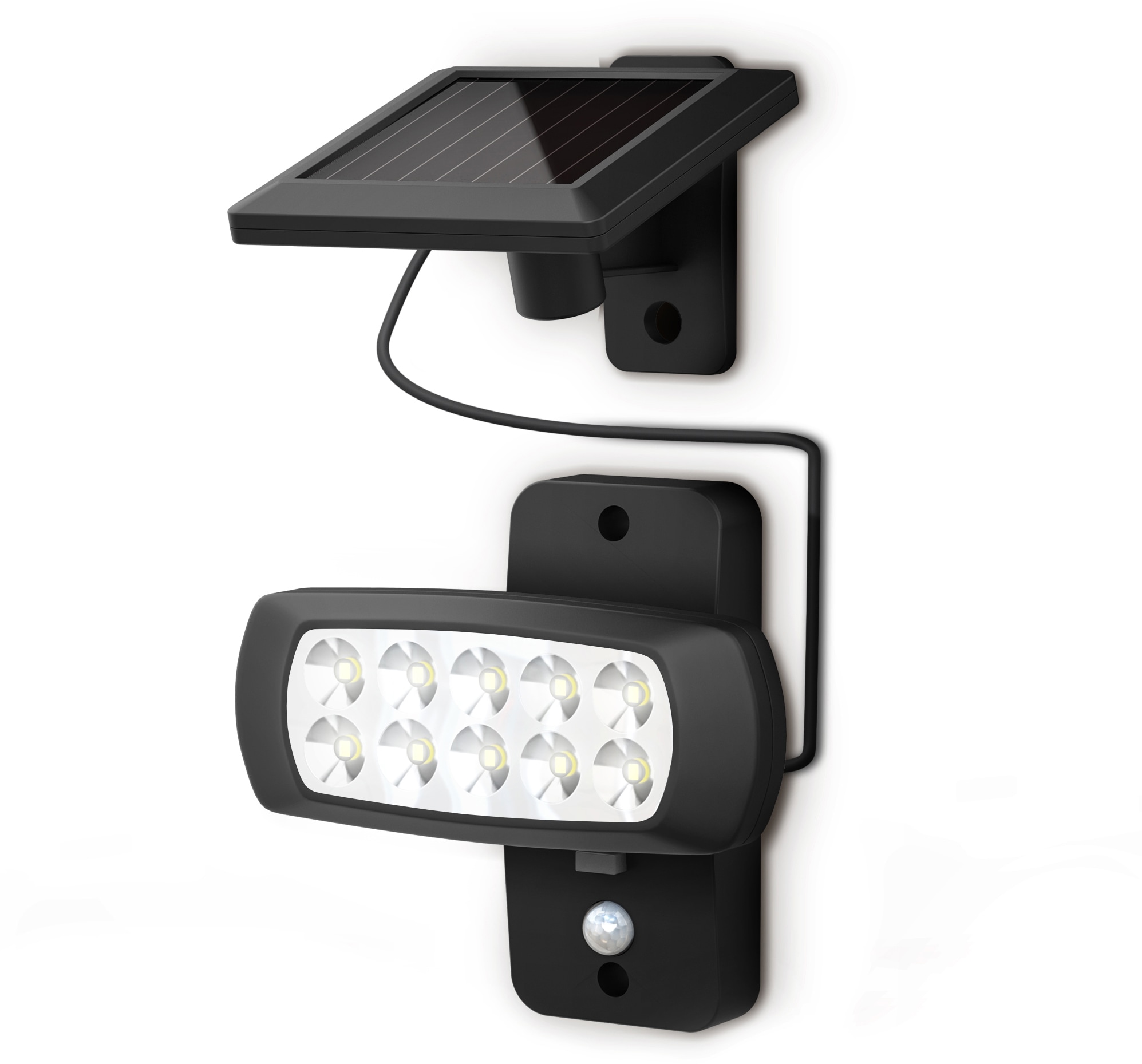 LED Außen-Wandleuchte, 1 flammig, Leuchtmittel LED-Board | LED fest integriert, Solar...