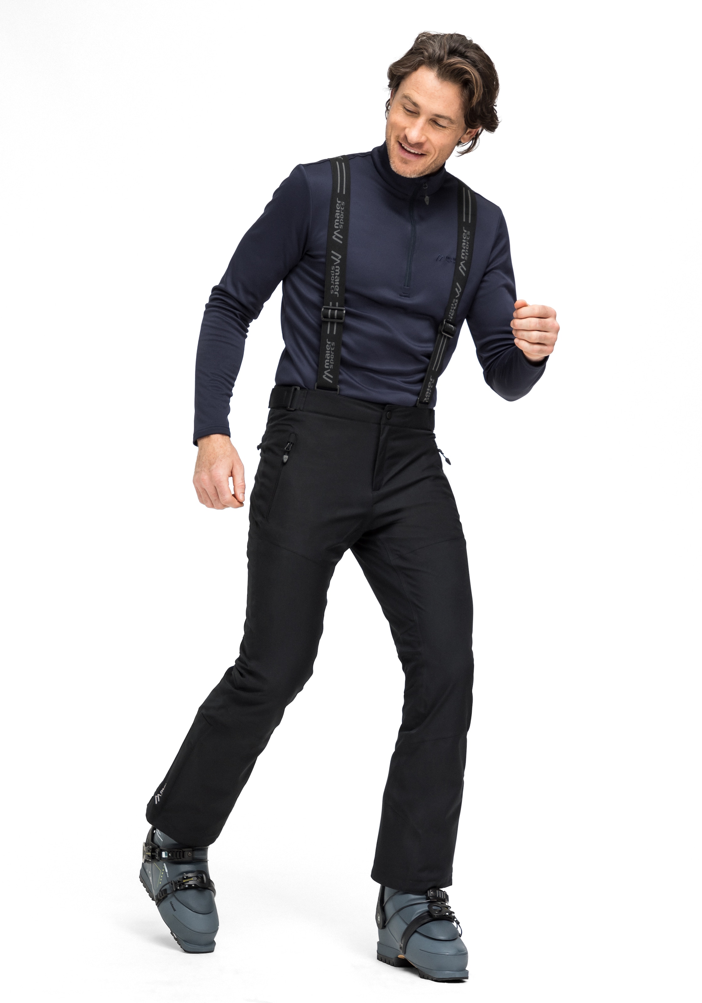 Maier Sports Skihose »Anton light«  Herren Schneehose mit Hosenträgern, wind/wasserdicht, Regular Fit