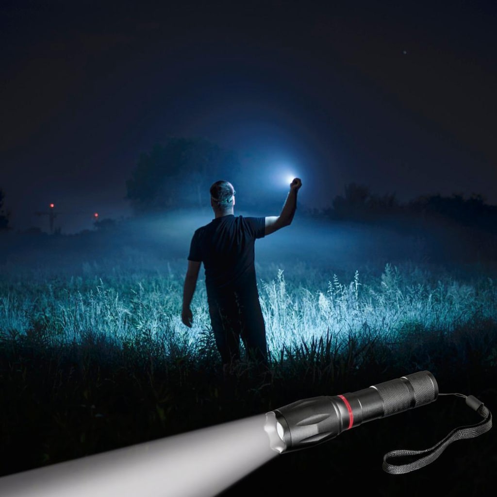 Hama LED Taschenlampe »LED-Taschenlampe "Solid Pro", 200 Lumen«