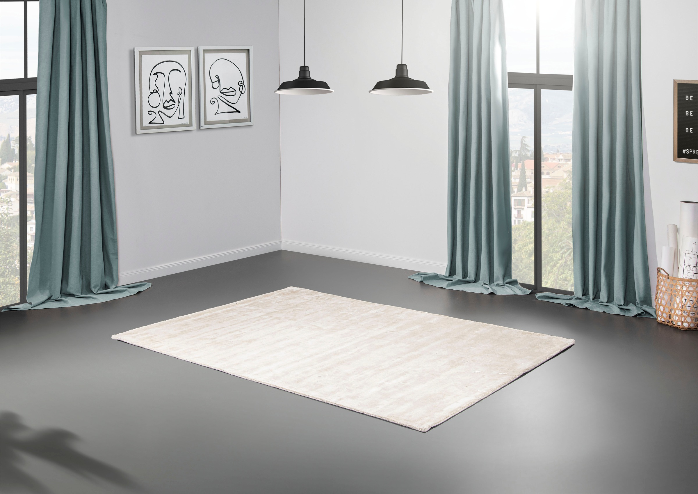 Gutmann Factory Hochflor-Teppich »Puffy 64789«, rechteckig, 100 mm Höhe