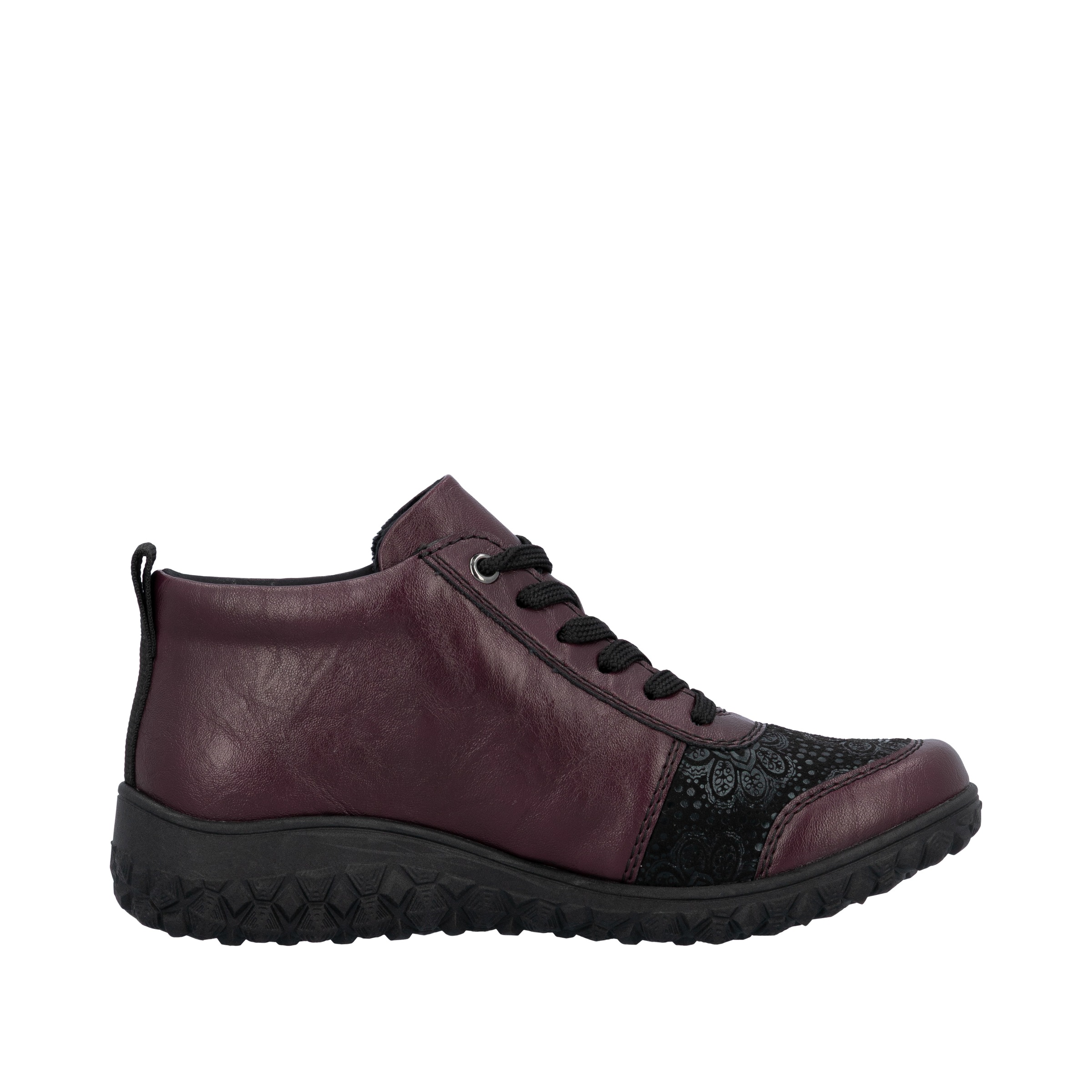 Rieker Sneakerboots, High Top Sneaker, Schnürboots, Stiefelette mit weichem Schaftrand