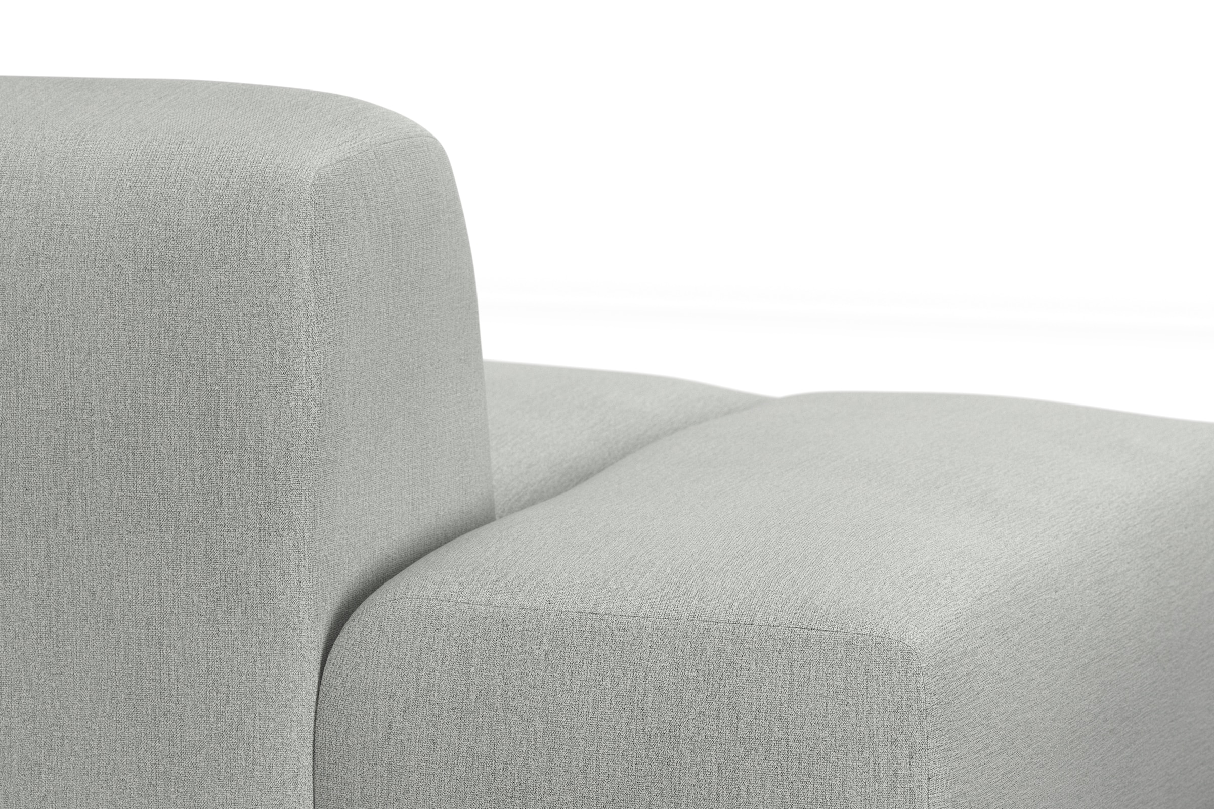 TRENDMANUFAKTUR Ecksofa Braga, aus 2 Teilen, moderner Cord-Stoff