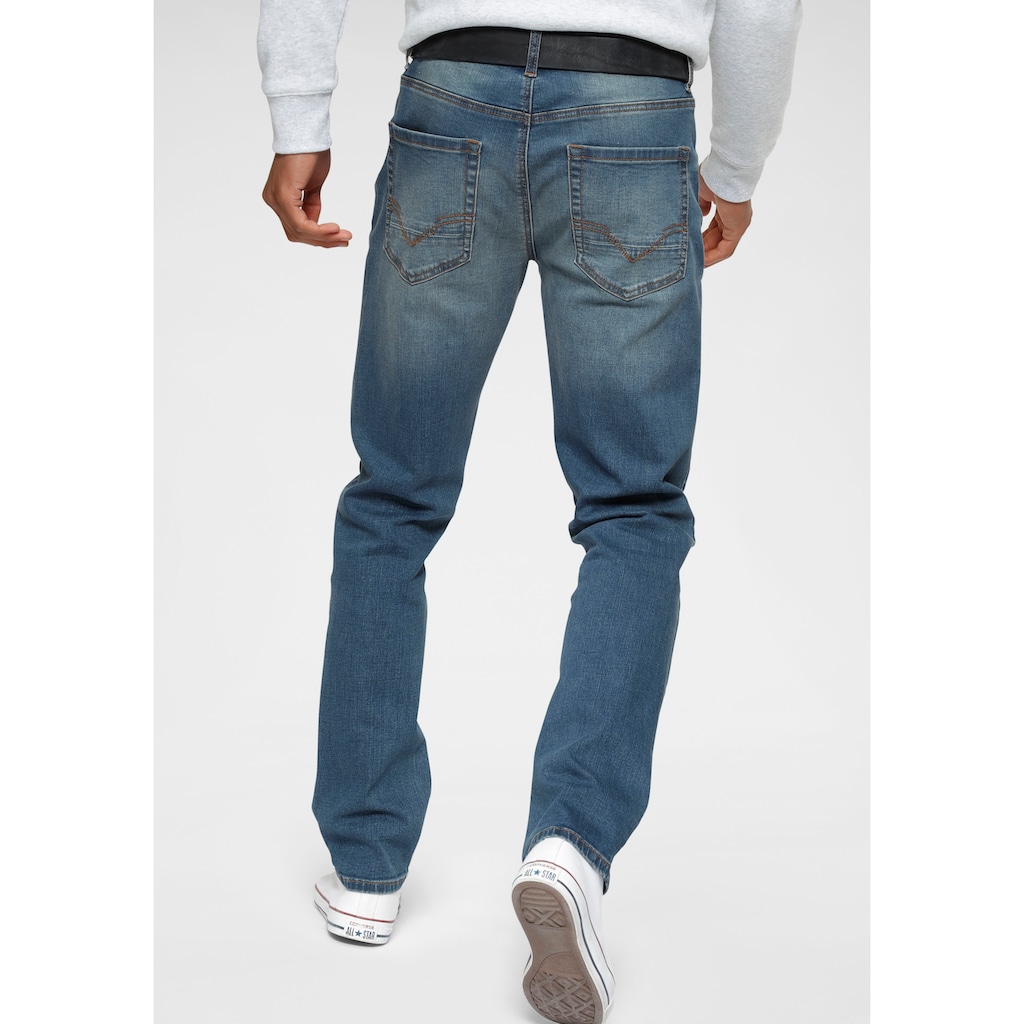 H.I.S Straight-Jeans »DIX«, Ökologische, wassersparende Produktion durch Ozon Wash