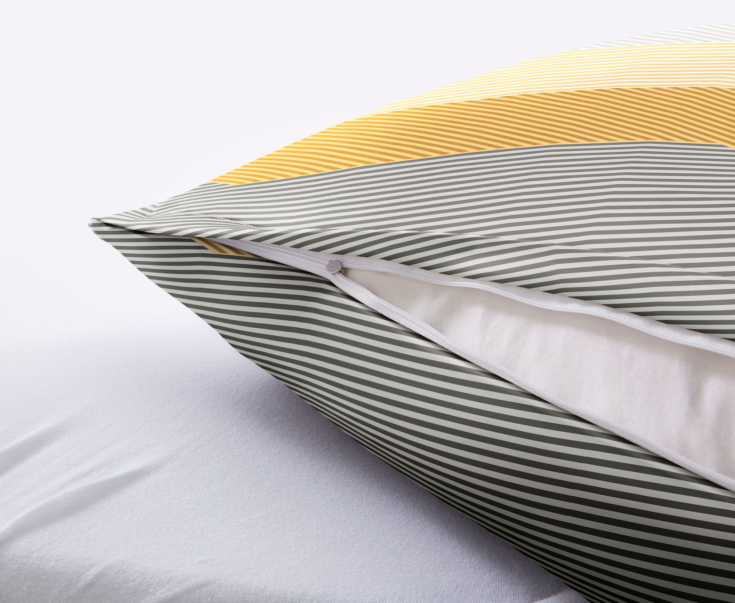 Kleine Wolke Bettwäsche »Lykke«, mit Zick-Zack-Muster