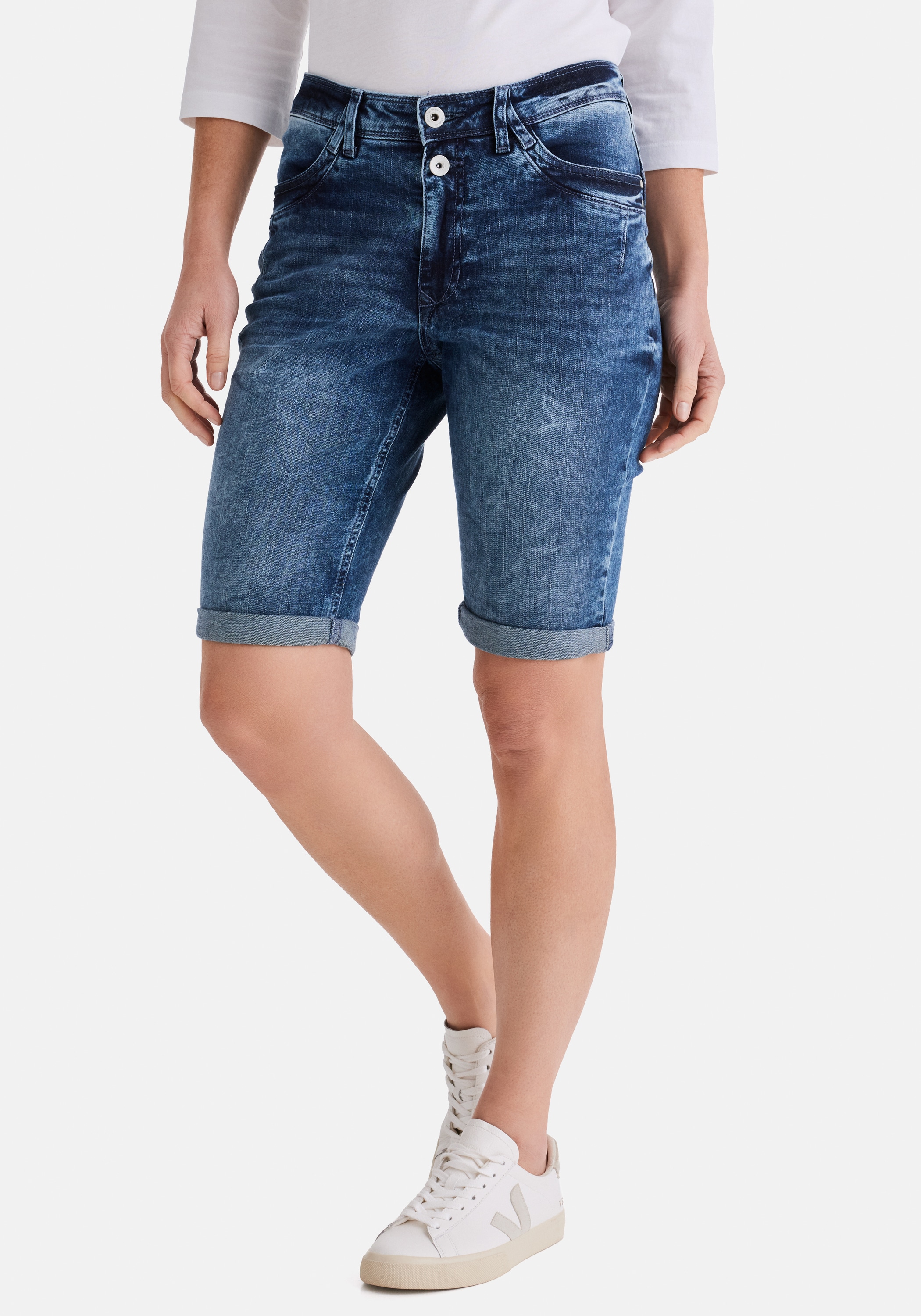 STOOKER WOMEN Bermudas »KORFU Bermuda Boyfriend Fit«  Bermuda 5-Pocket Boyfriend Fit Power Stretch für Damen