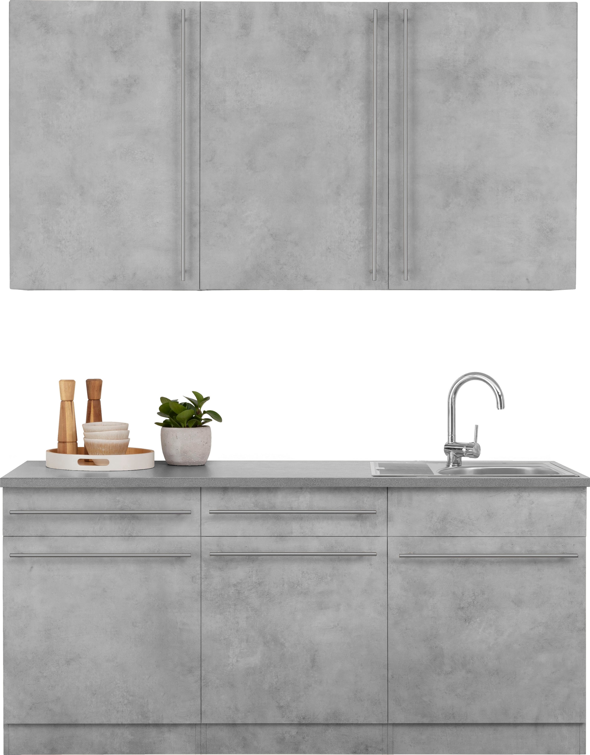 wiho Küchen Küche »Chicago«, inklusive Spüle, Breite 180 cm günstig online kaufen