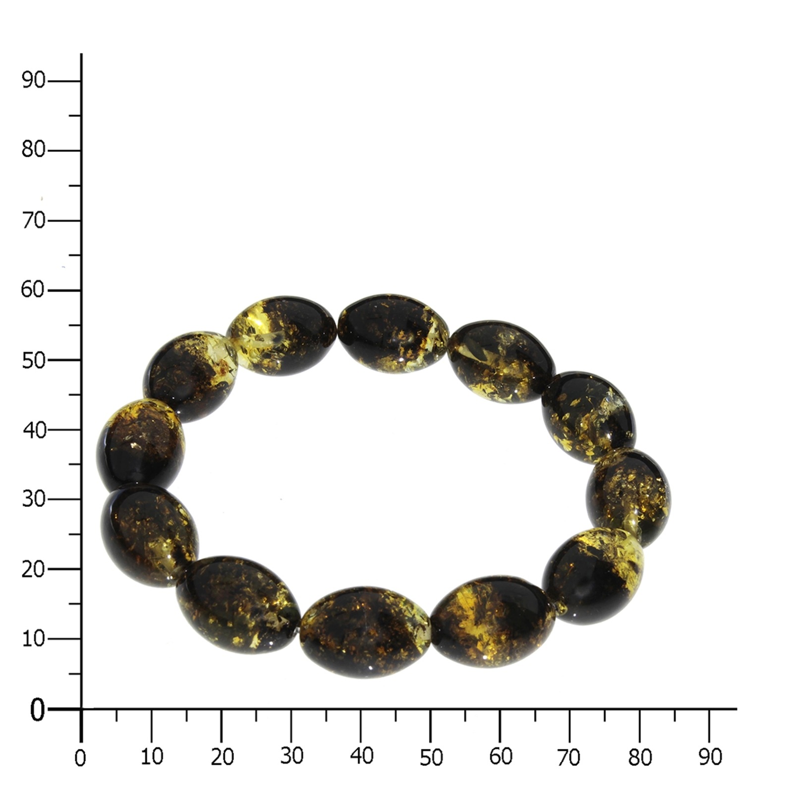 OSTSEE-SCHMUCK Armband »Ostsee-Schmuck Armband Olive 17x12 mm Armband Olive 17x12 mm«