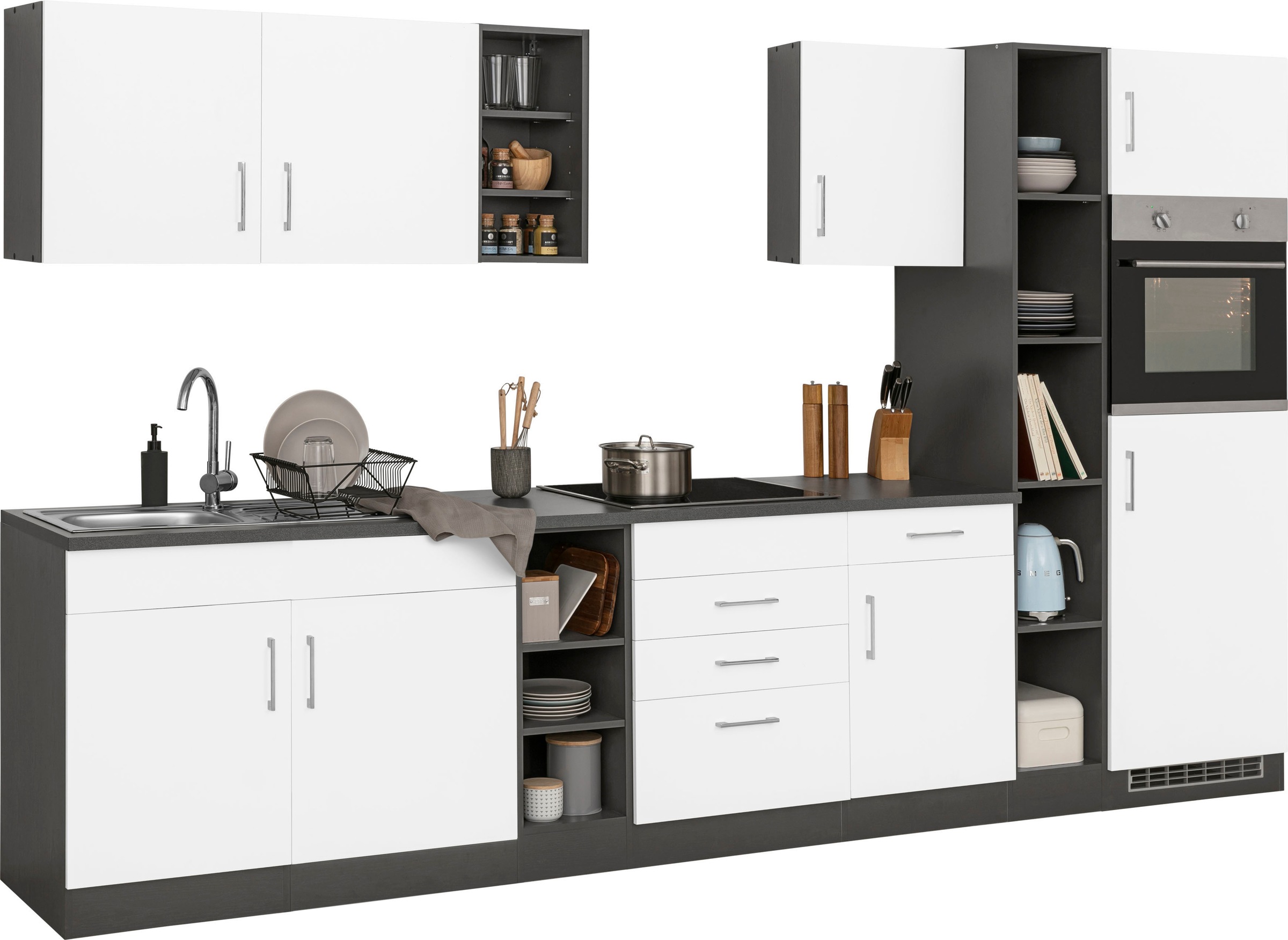 KOCHSTATION Küchenzeile »KS-Paris – Küchen mit einzigartigen Fotomotiven au günstig online kaufen