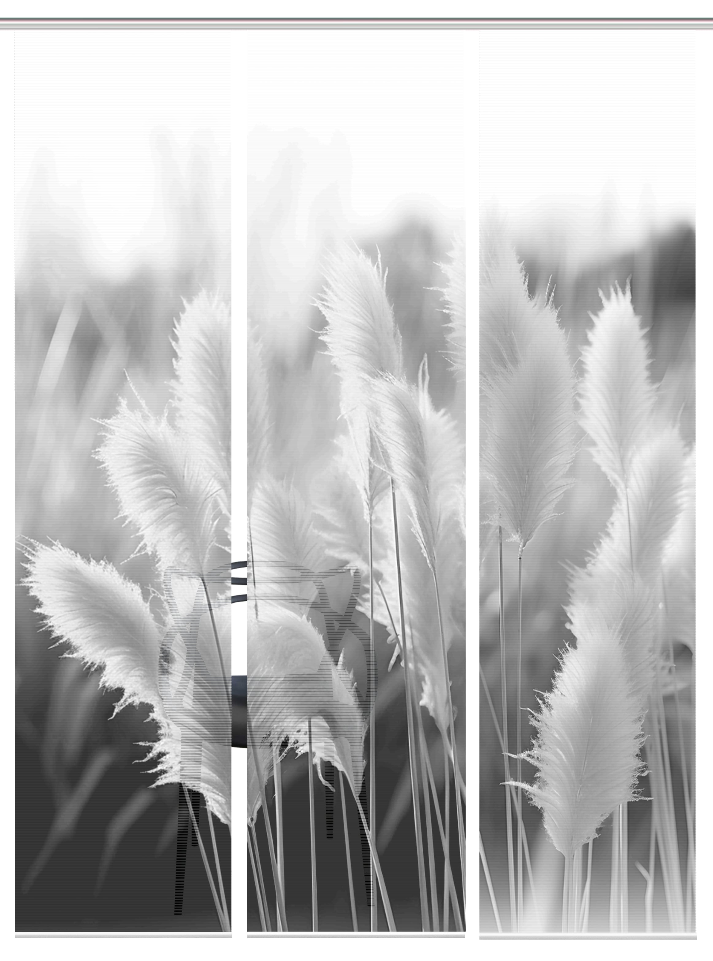 Vision Schiebegardine »DINORA 3ER SET« Paneelwagen 3 Stk. tlg. SET SCHIEBEVORHANG, BAMBUS, DIGITALDRUCK