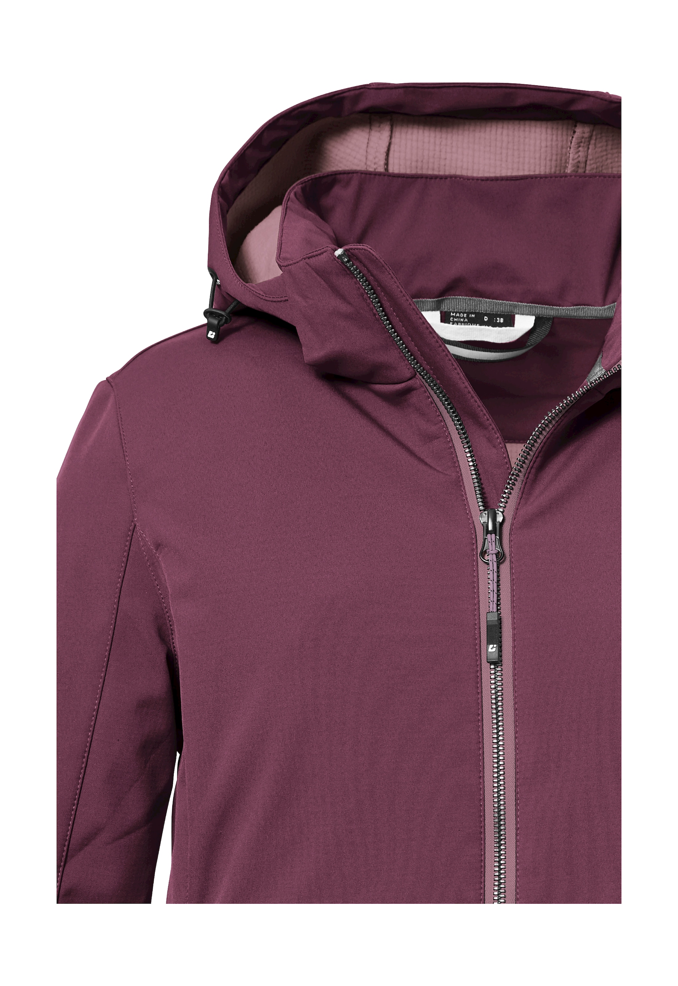 Killtec Softshelljacke »KOW 8 WMN SFTSHLL JCKT«, Softshelljacke: wasser- und windabweisend, regulierbare Details