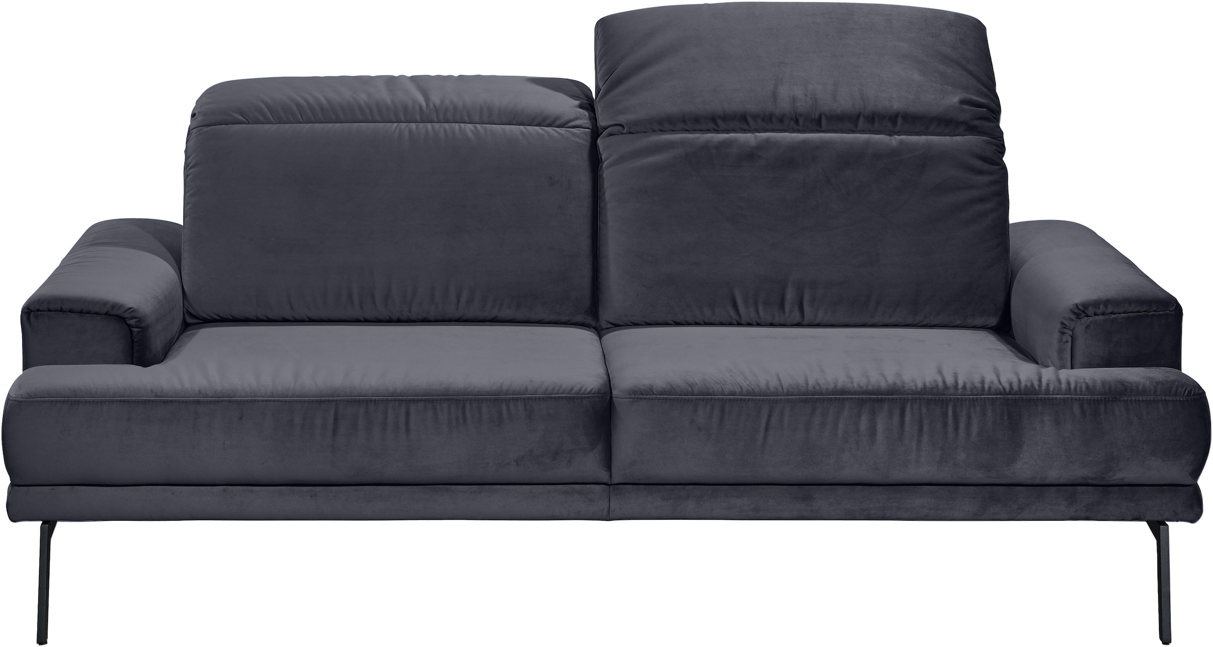 Musterring 2-Sitzer »MR 4580«, inkl. Kopf- und Sitztiefenverstellung, Fuß schwarz, B198 x T103 cm