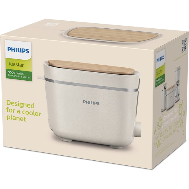 Philips Toaster »Eco Conscious Edition 5000er Serie HD2640/10«, 2 kurze  Schlitze, 830 W im Online-Shop kaufen
