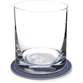 Contento Whiskyglas, (Set, 4 tlg., 2 Whiskygläser und 2 Untersetzer), Weltkugel, 400 ml, 2 Gläser, 2 Untersetzer
