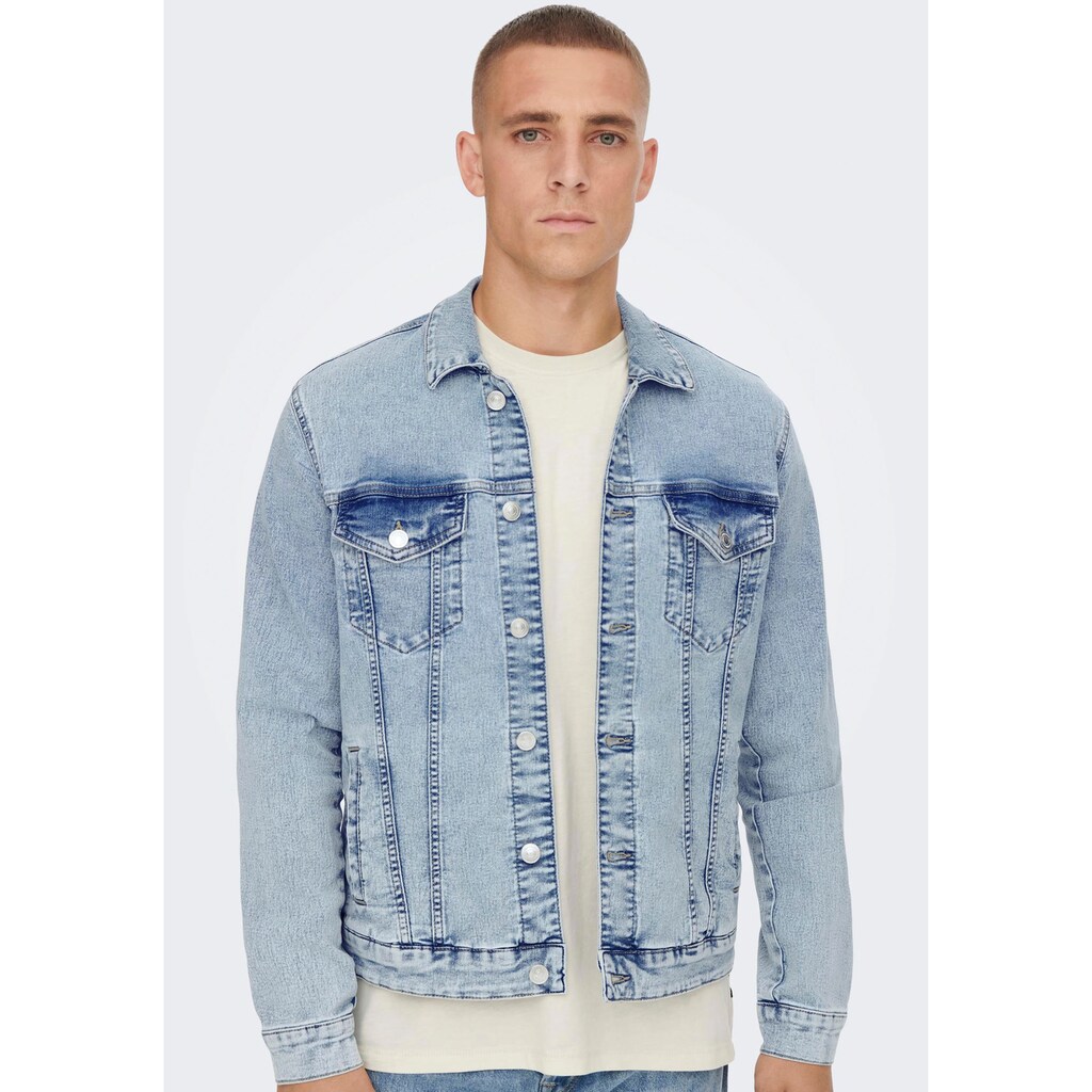 ONLY & SONS Jeansjacke »ONSCOIN L. BLUE 4334 JACKET«