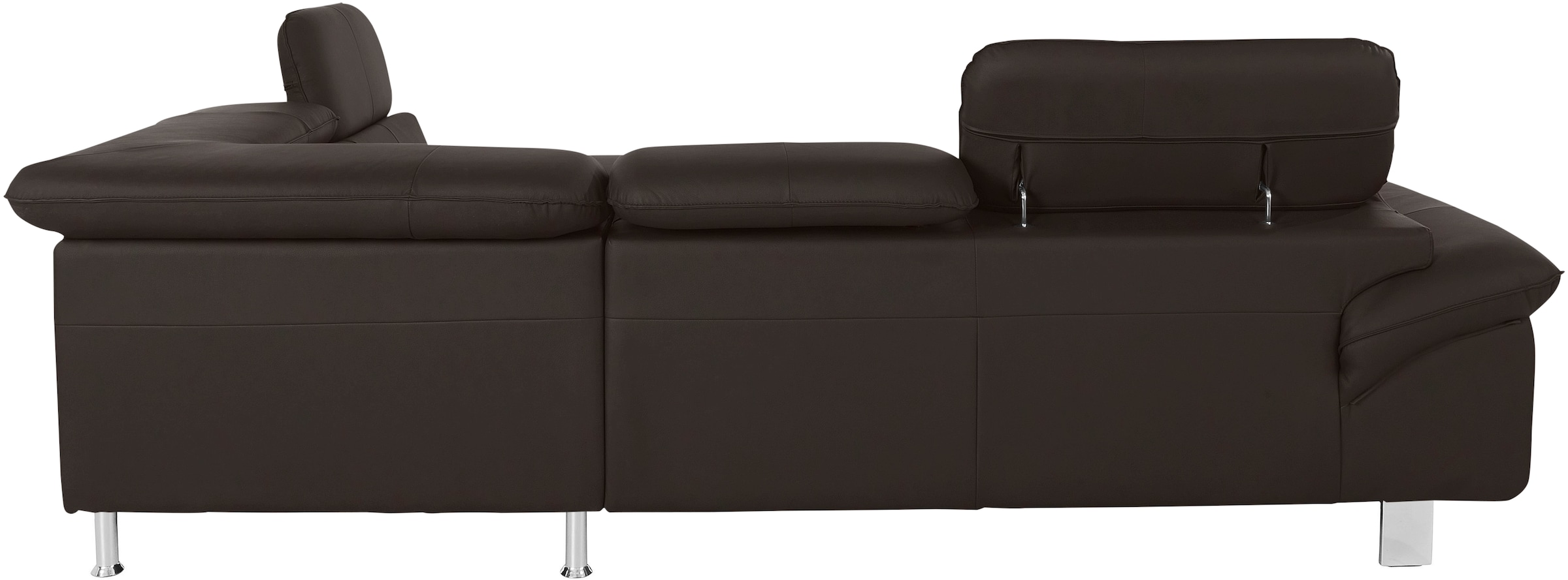 COTTA Ecksofa »Driver L-Form«, mit Kopfteilverstellung, wahlweise mit Bettfunktion & Bettkasten