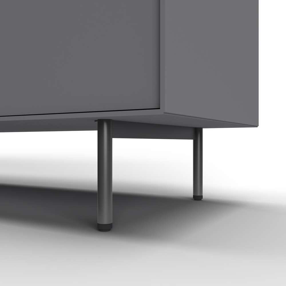 LeGer Home by Lena Gercke Lowboard »Essentials, Kommode, Anrichte, Kombikommode, Schrank mit Metallfüßen« Breite: 111 cm, UV lackiert, Push-to-open-Funktion