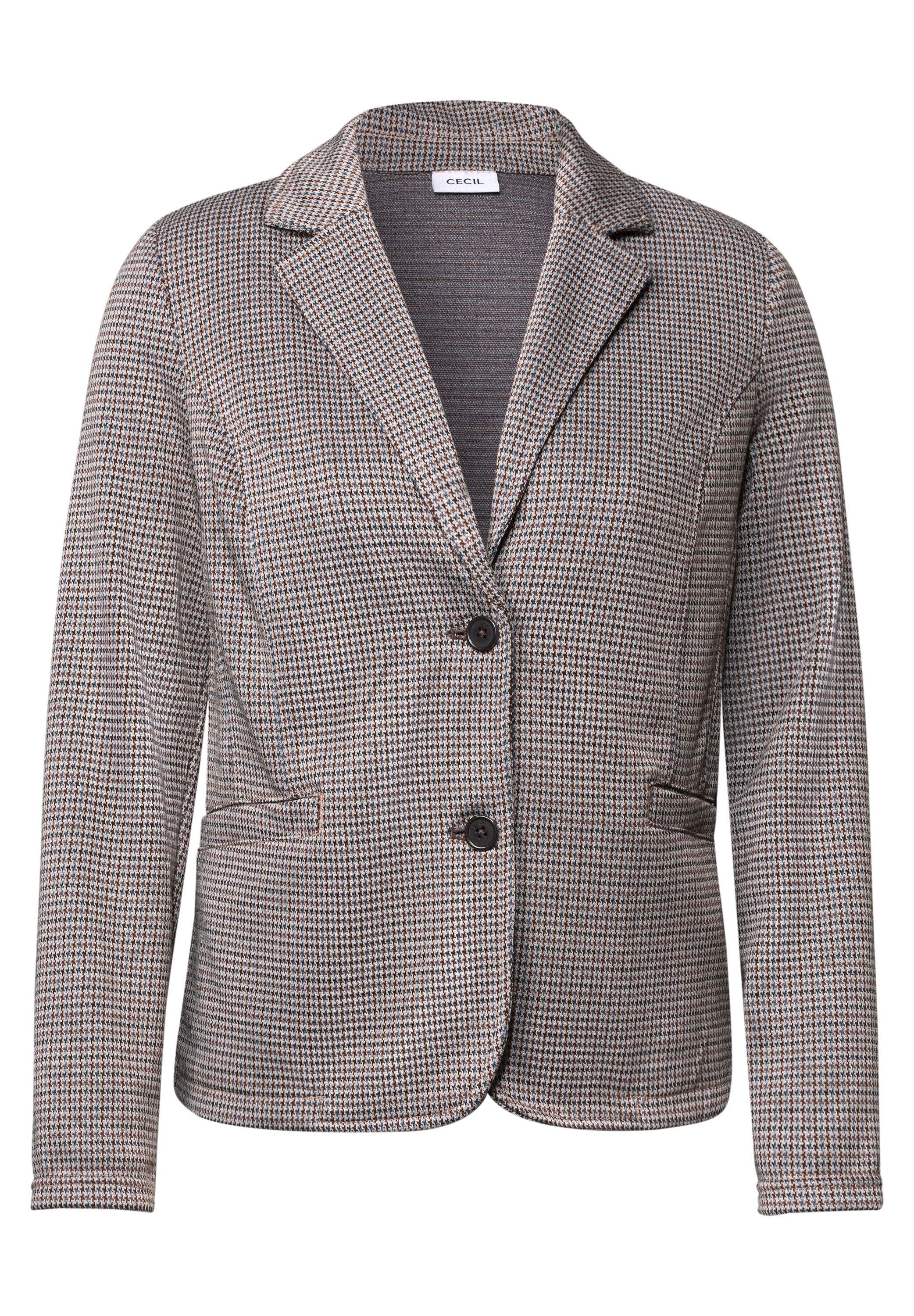 Cecil Kurzblazer Blazer mit Houndstooth-Muster