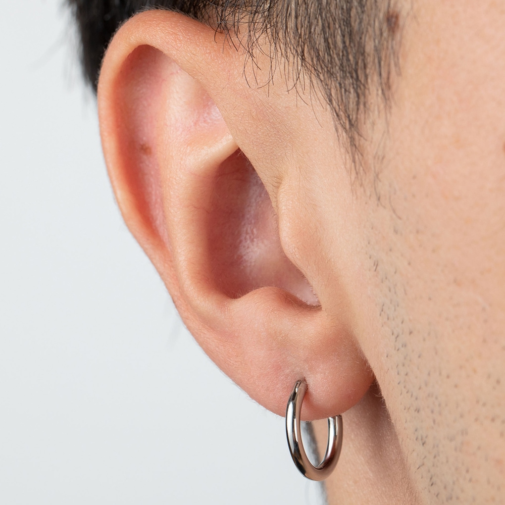 Lotus Paar Creolen »Men's Earrings«