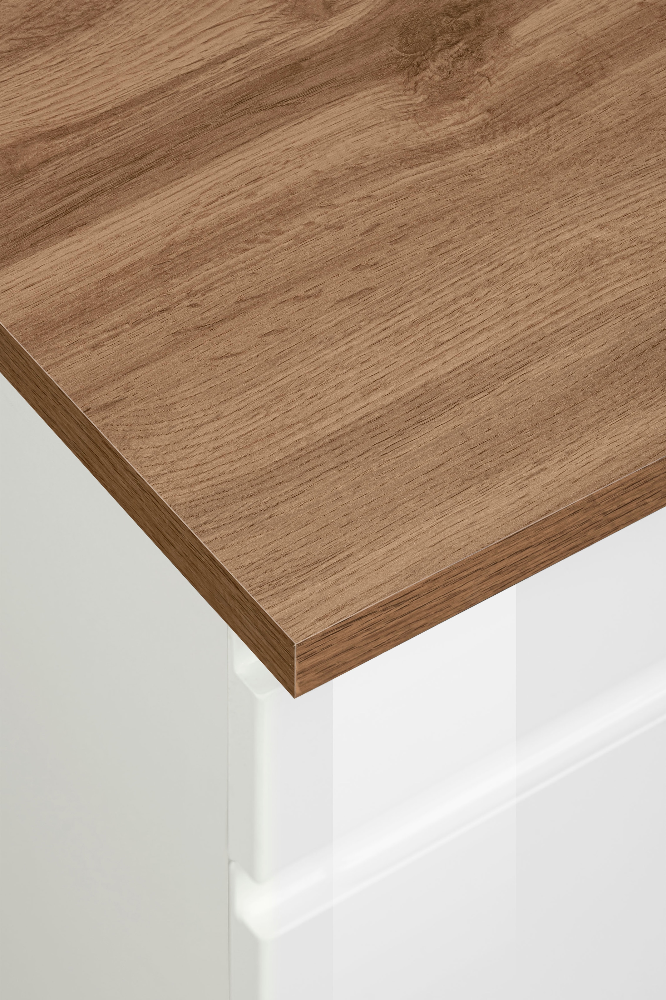 HELD MÖBEL Küchenzeile »Virginia«, Breite 350 cm, mit Glaskeramik-oder Induktionskochfeld