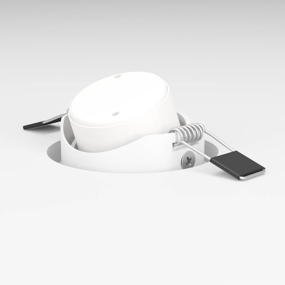 EGLO Deckenleuchte »SALICETO Einbauleuchte, 3er Set, weiß, dimmbar, Leuchtkopf schwenkbar«, Leuchtmittel LED-Modul | LED fest integriert, LED, Einbaupot, Wohnzimmerleuchte, 4,2x8,8x4,2cm, Ausschnitt 6,8cm