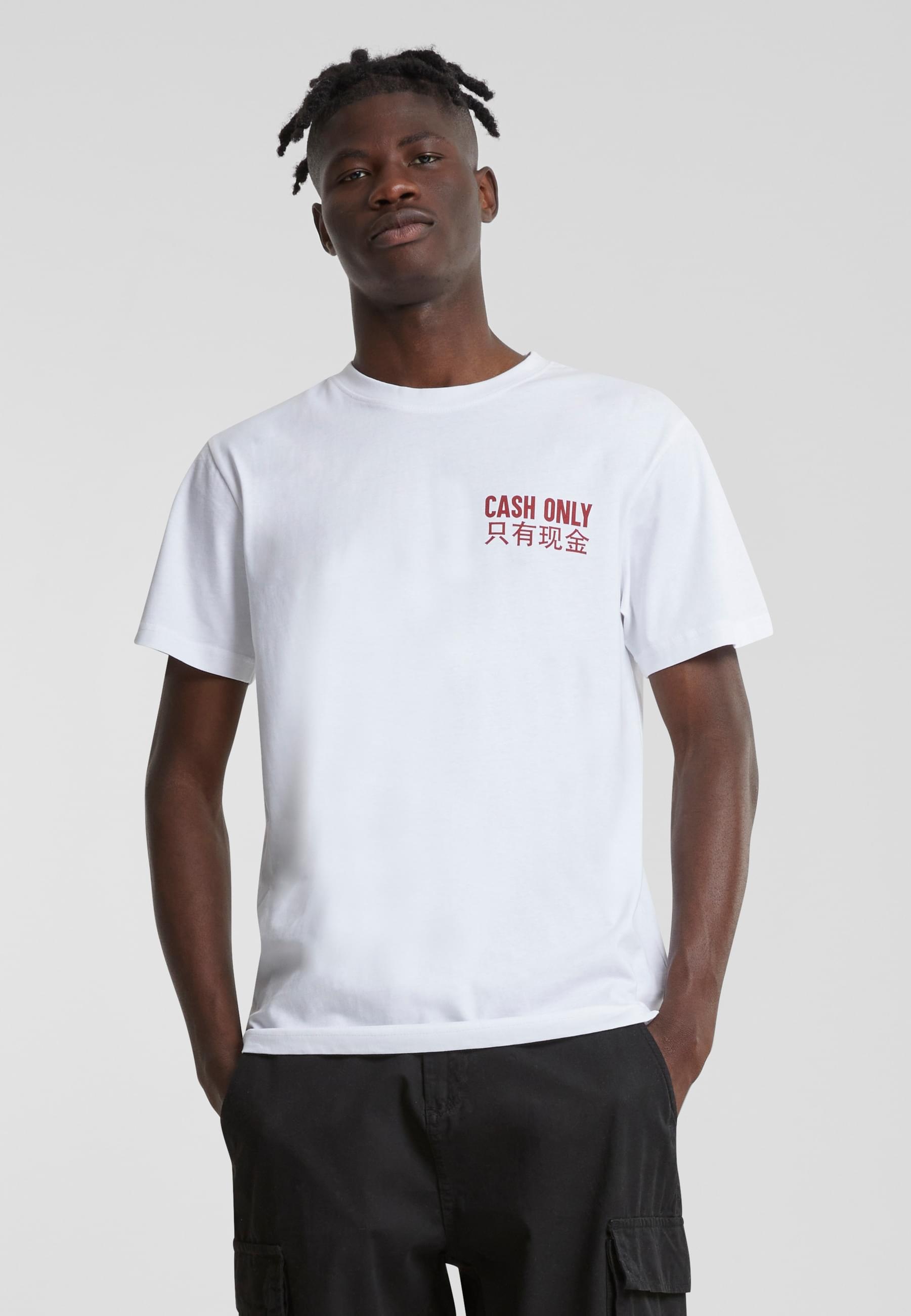 MisterTee Kurzarmshirt »MisterTee Herren Cash Only Tee« 1 Stk.