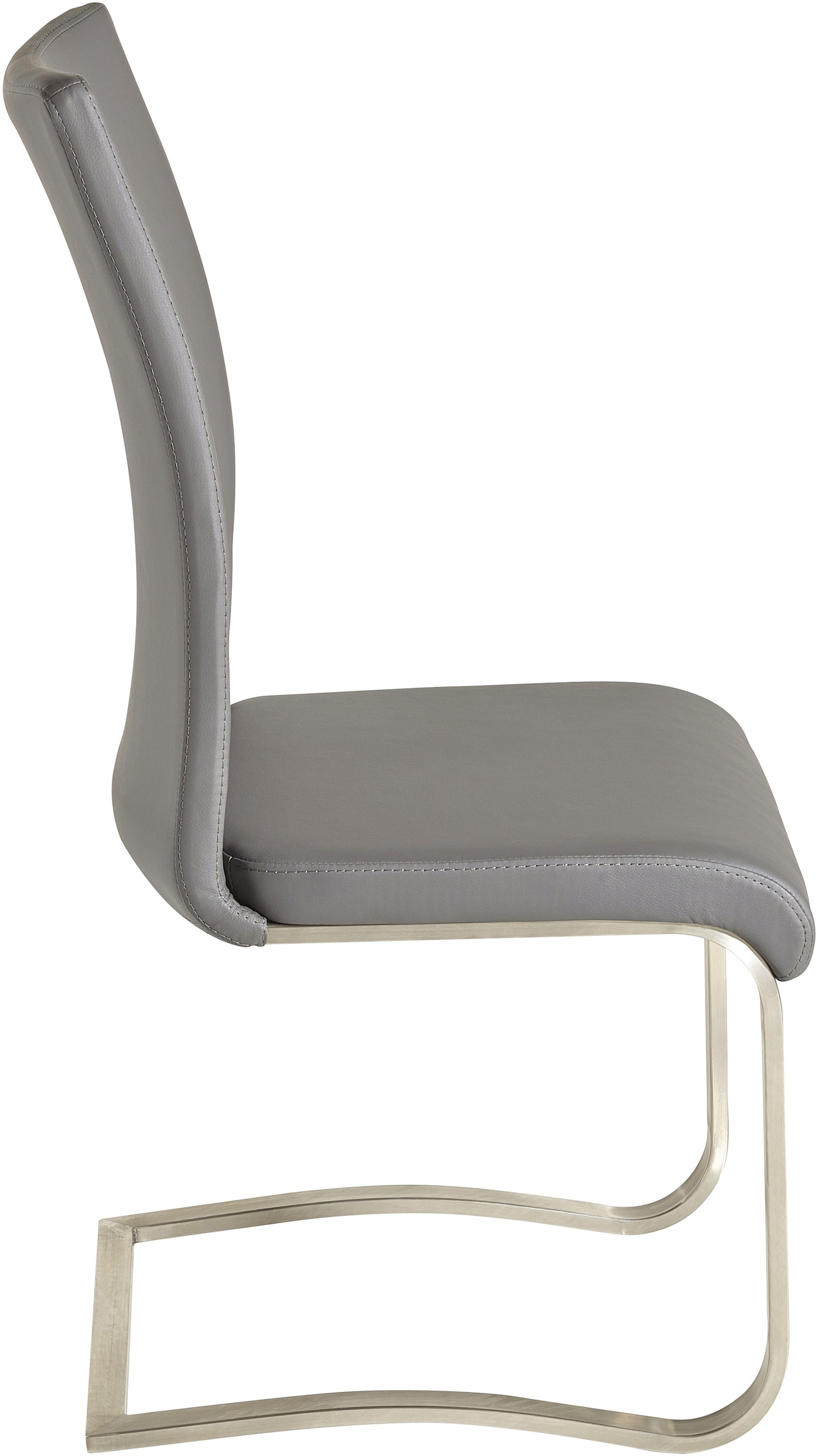 MCA furniture Freischwinger 130 2 St., Leder, Kg (Set), bestellen Stuhl belastbar bis mit »Arco«, Echtlederbezug, Rechnung auf