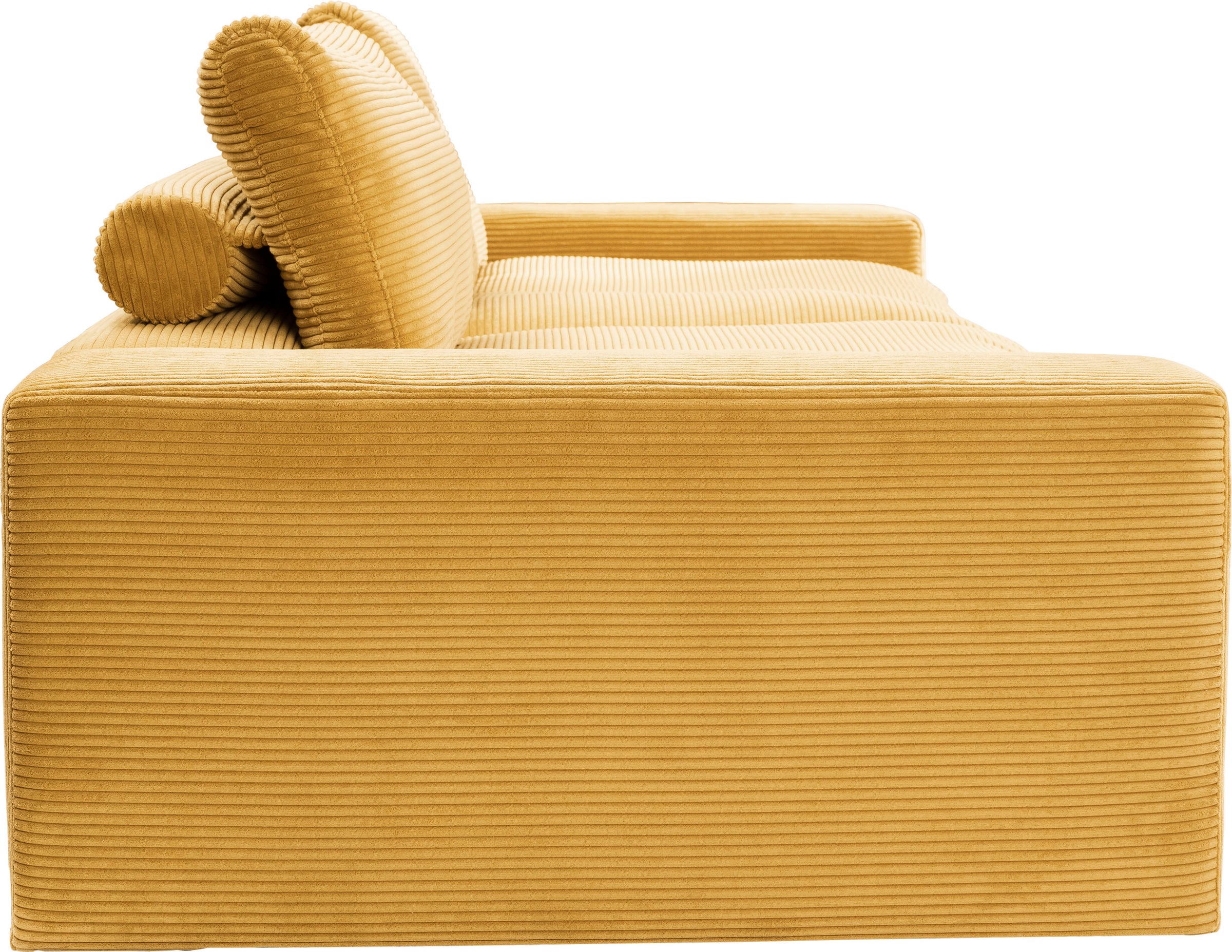 alina Big-Sofa »Sandy«, mit losen Sitz und Rückenkissen, in modernem Cordstoff
