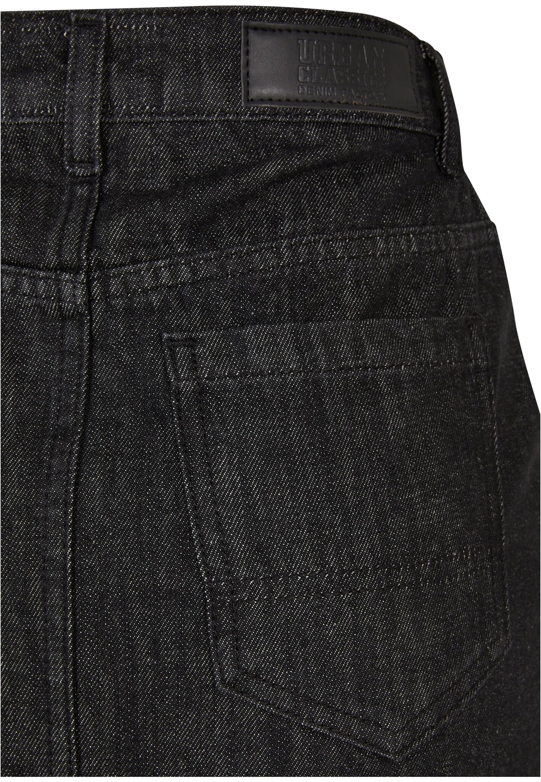 URBAN CLASSICS Jerseyrock »Urban Classics Damen Ladies Midi Denim Skirt«, 1 Stk.
