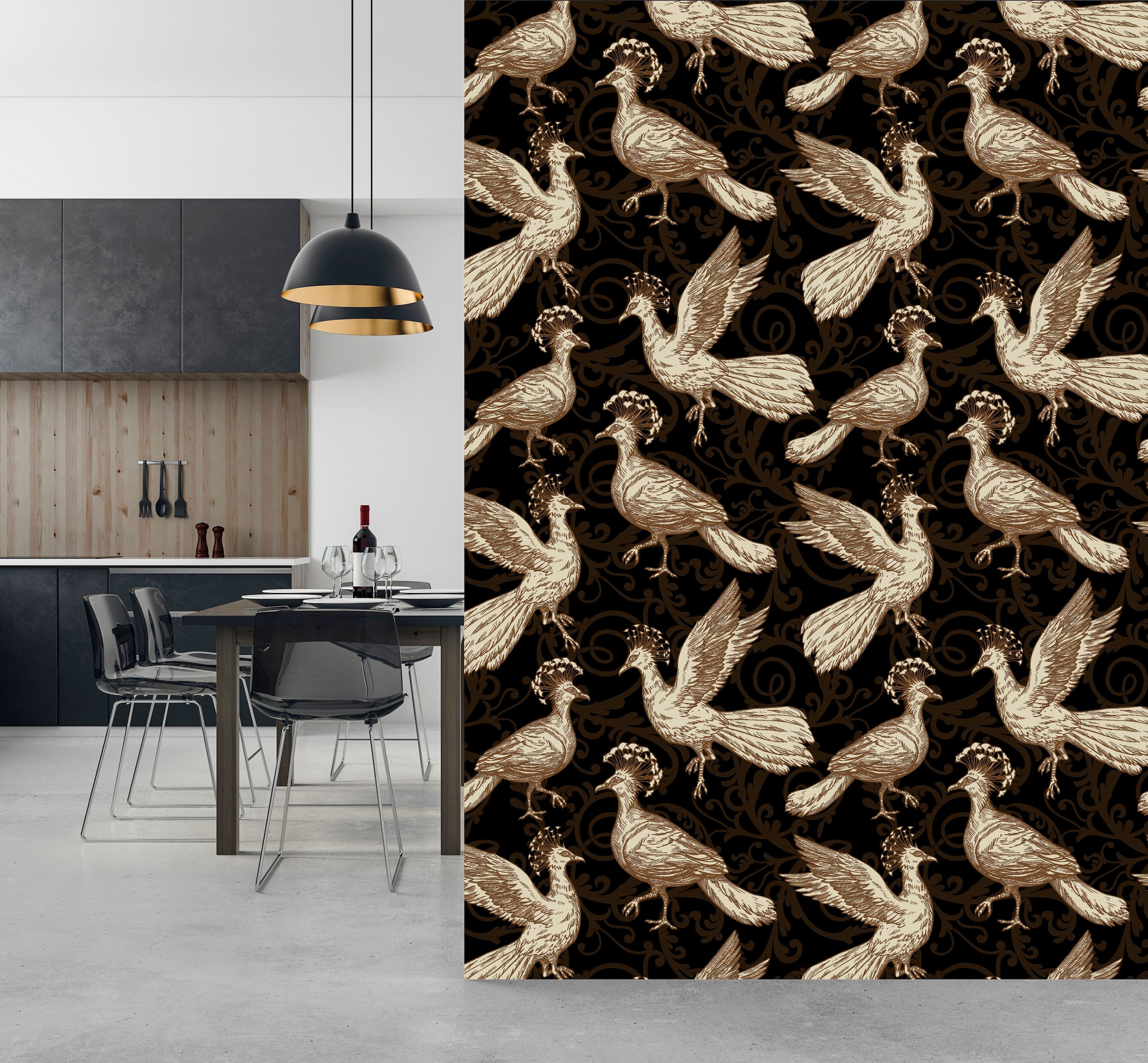 queence Vinyltapete »Elise«, animal print-Fellimitat-Motiv-bedruckt-Reptilienprägung-tropisch, 90x250cm, selbstklebend, kinderleichte Anbringung, Sticker