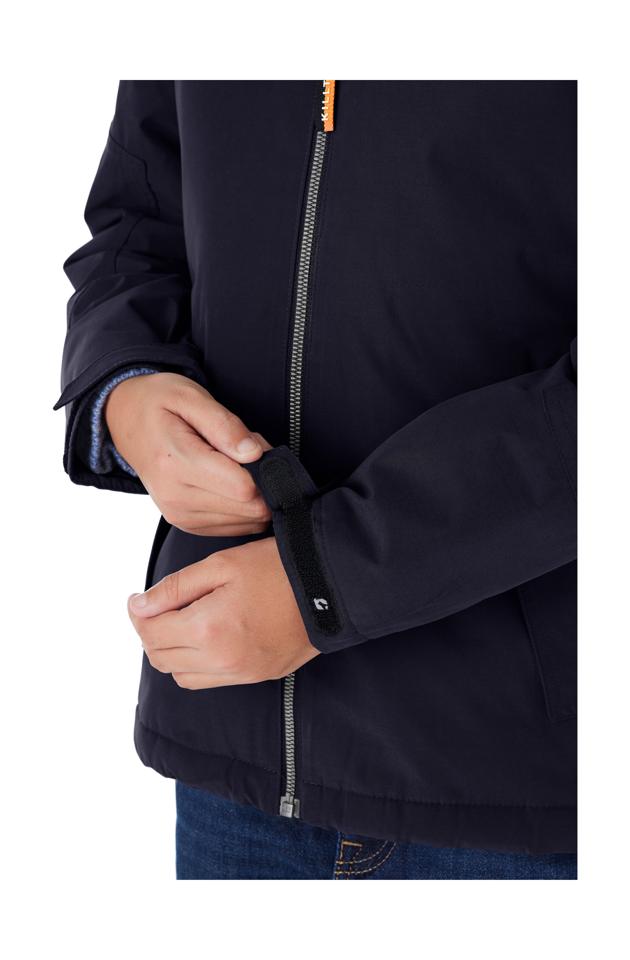 Killtec Funktionsjacke »KOW 377 BYS JCKT« Wasserdichte Funktionsjacke mit Kapuze, warmem Futter und Kinnschutz