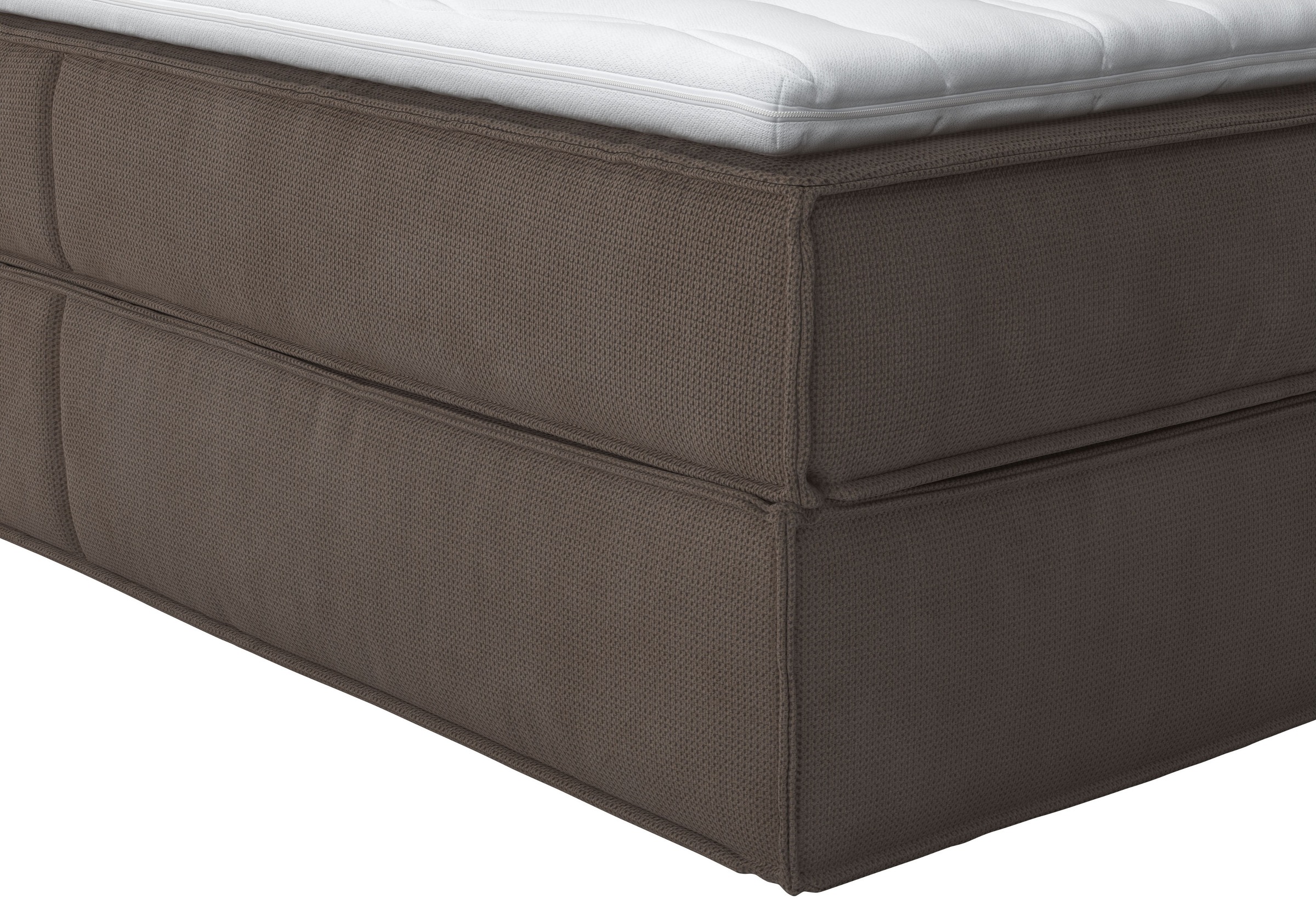 Home affaire Boxspringbett »Sacy«, Boxbett inkl. Topper, 2 Matratzen, Härtegrade H2, H3 und H4 wählbar