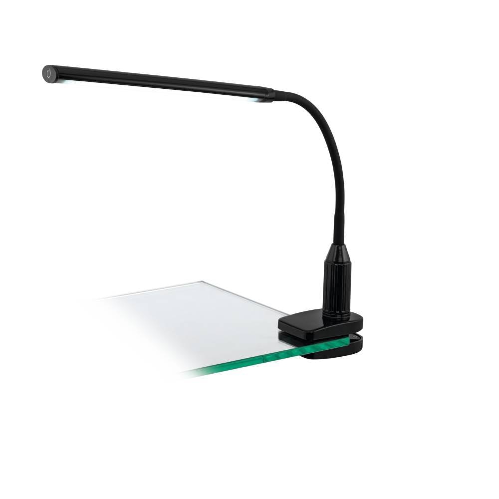 EGLO Klemmleuchte »LAROA Tischlampe, schwarz, Touchsensor, 4-step dimming, Klemmlampe«, 1 flammig, Leuchtmittel LED-Board | LED fest integriert, Leselampe, Schreibtischlampe, Büro, Arbeitszimmer, 45x6,5x27,5cm