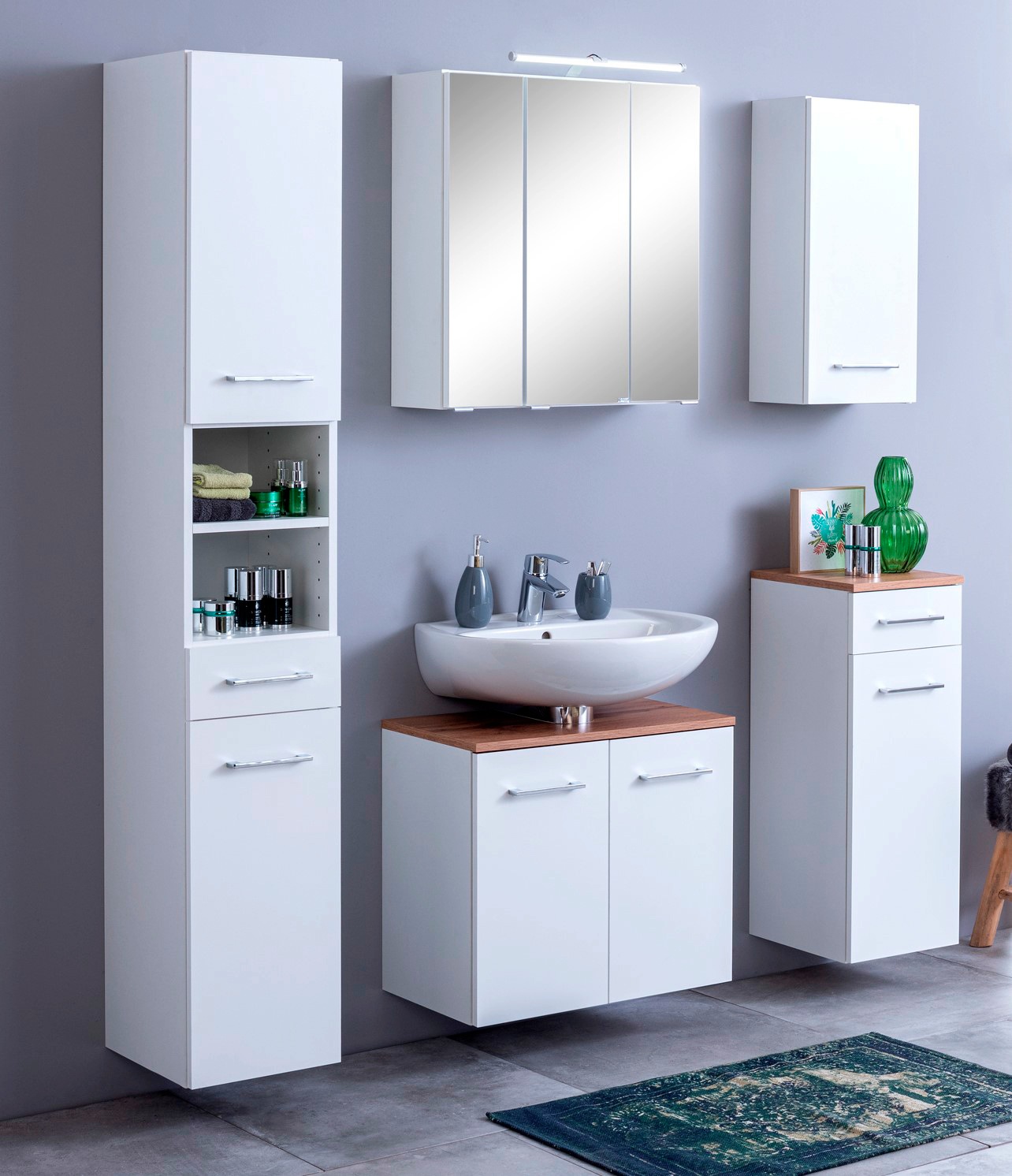 welltime Badmöbel-Set »Avignon« 5 Stk. tlg. günstig online kaufen