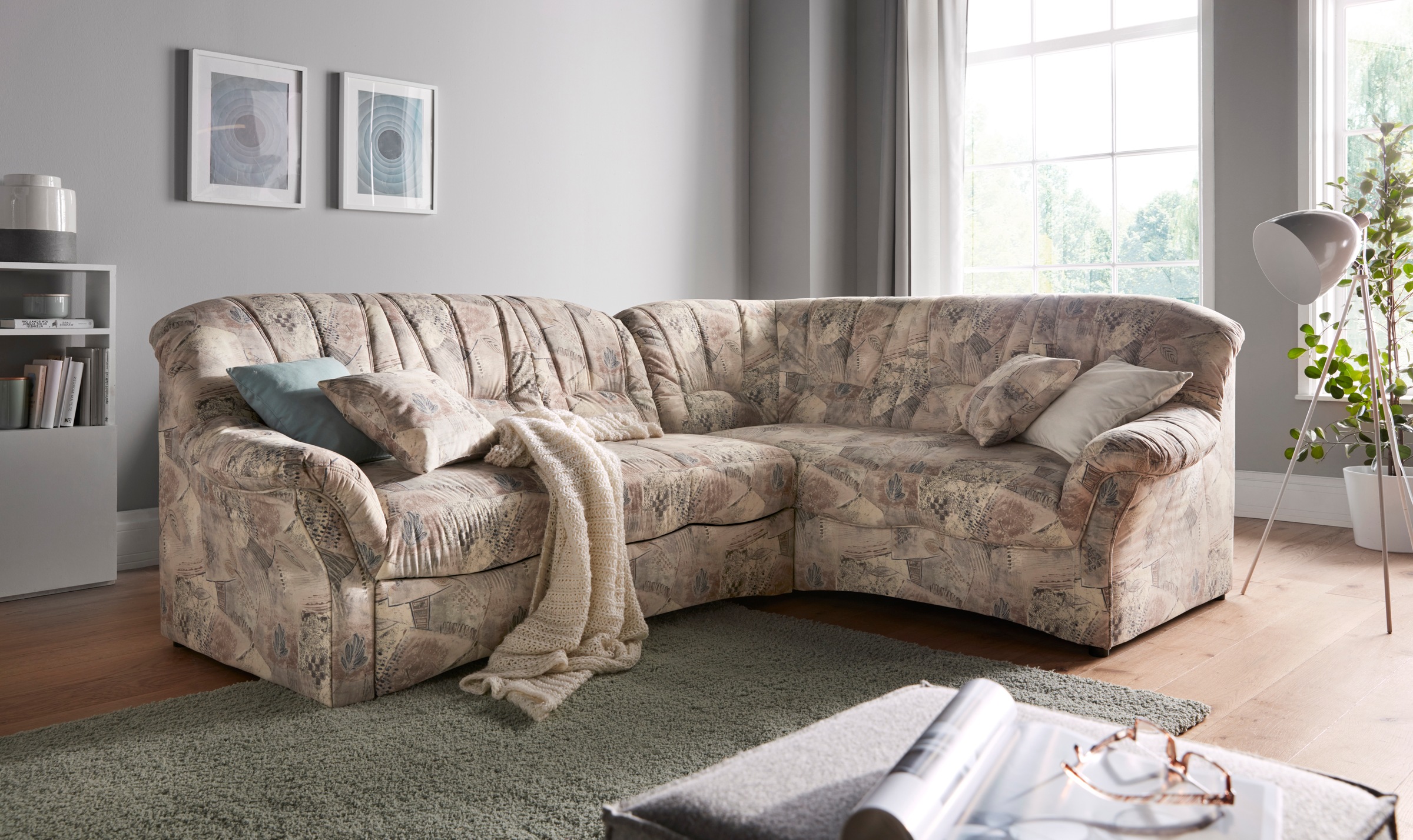 DOMO collection Ecksofa »Bahia L-Form, B/T: 256/200 cm, belastbar bis 140kg günstig online kaufen