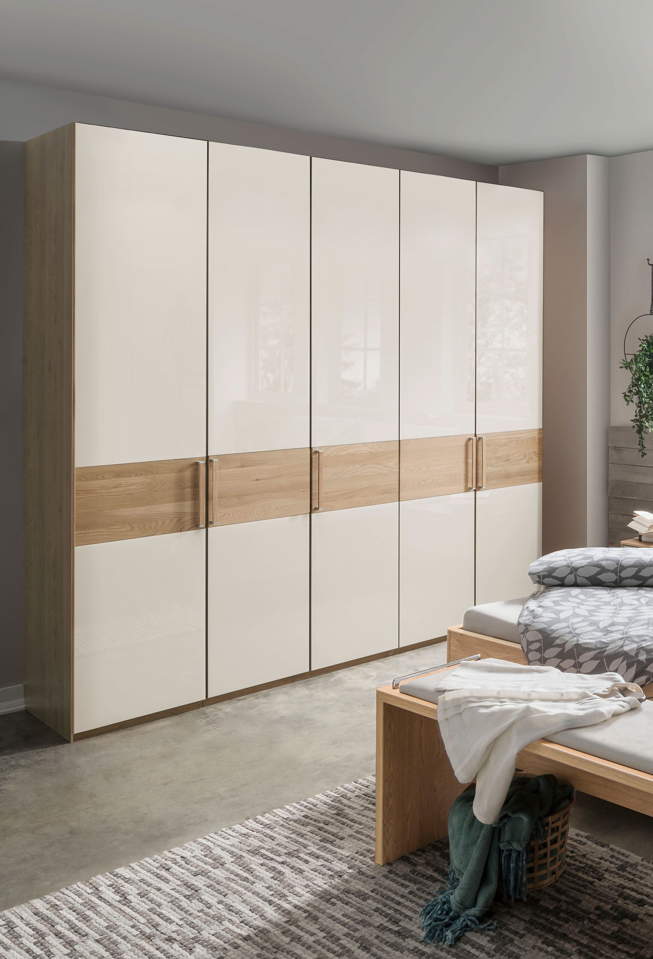 WIEMANN Kleiderschrank "Kiruna" mit Champagnerglas günstig online kaufen