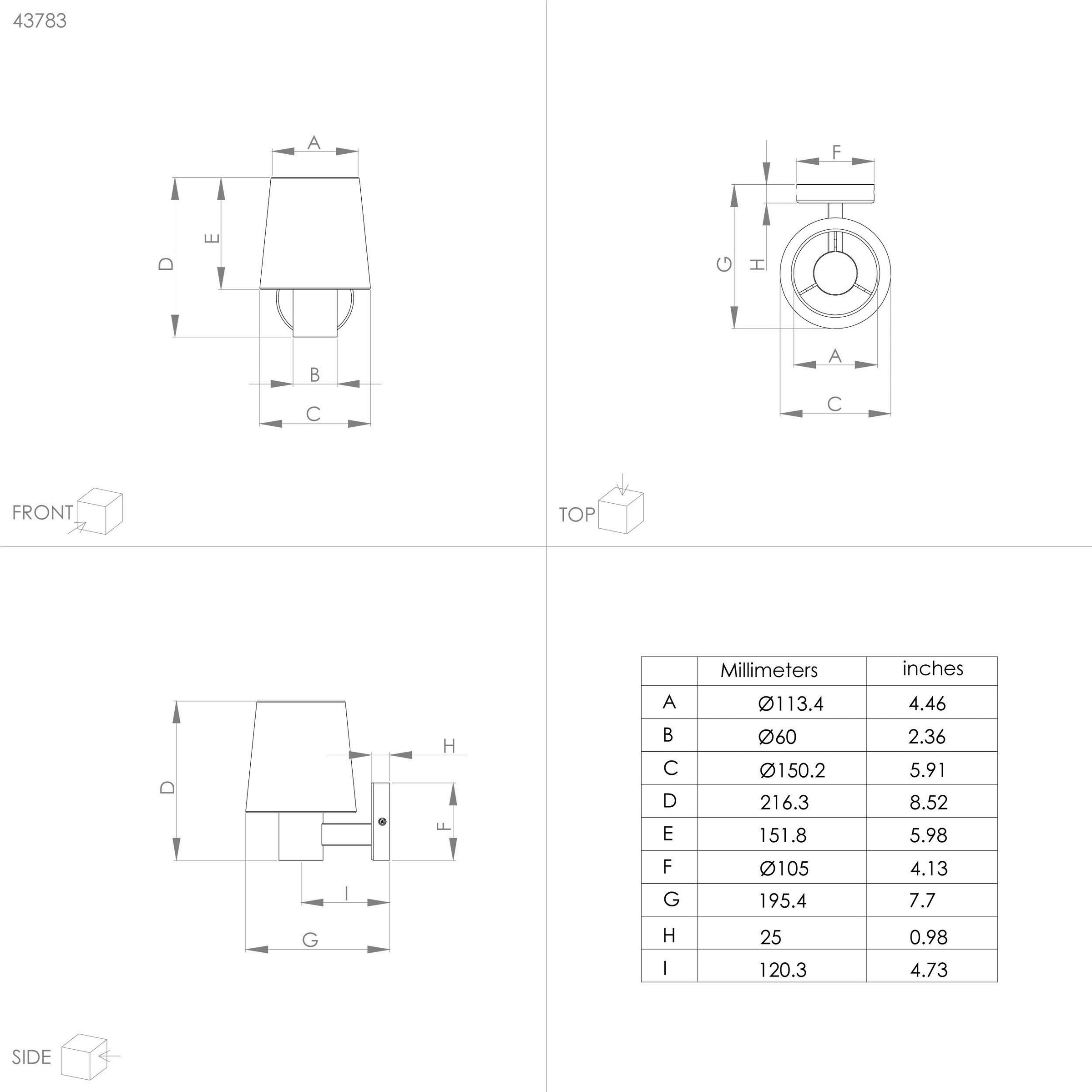 EGLO Deckenleuchte »EDALE« E27 1 Stk. Deckenleuchte in schwarz und braun aus Stahl, Holz - exkl. E27 - 40W