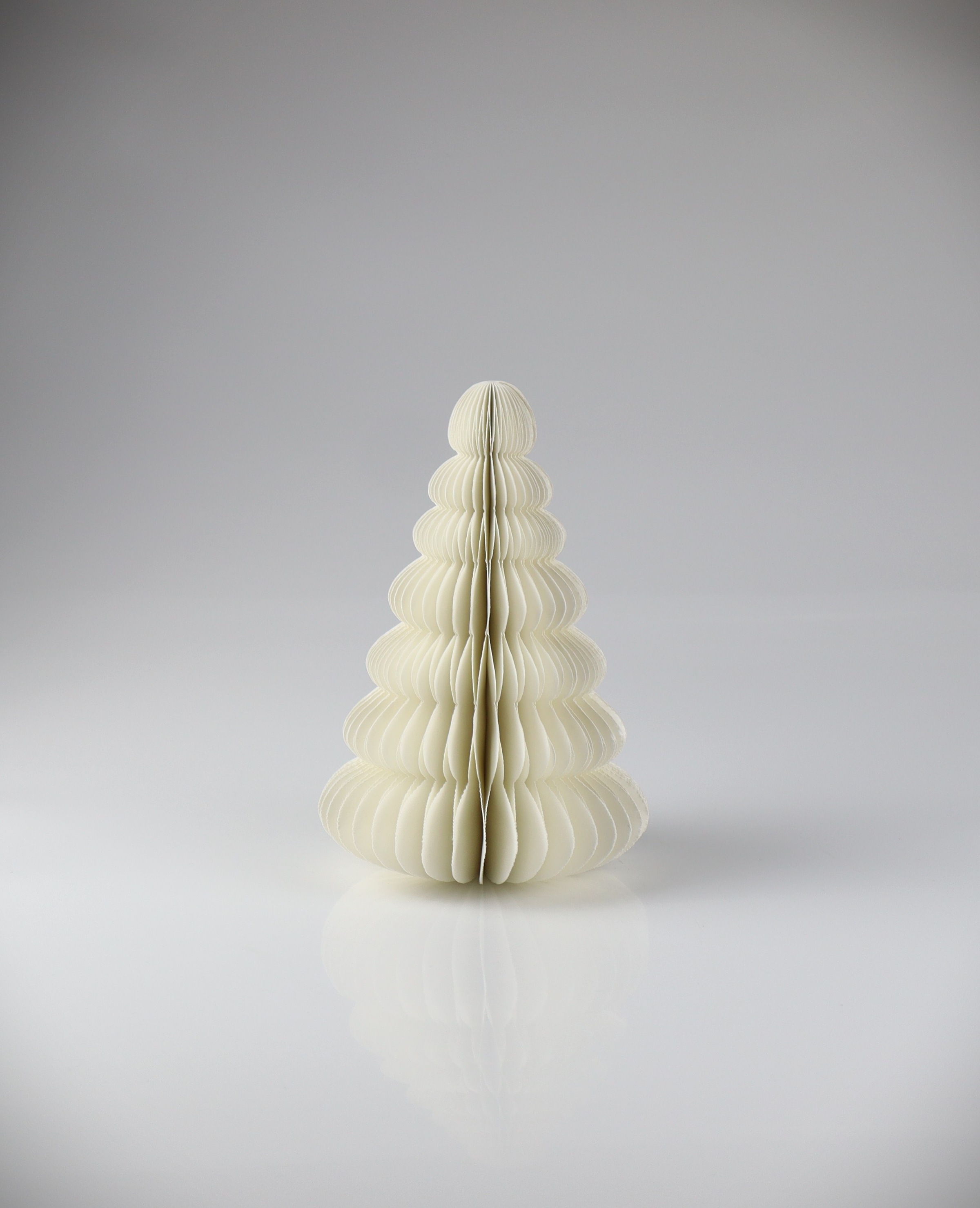 AM DESIGN Dekobaum »Dekofigur aus Papier« 3er Set, BxH: 14x20 cm Weiß