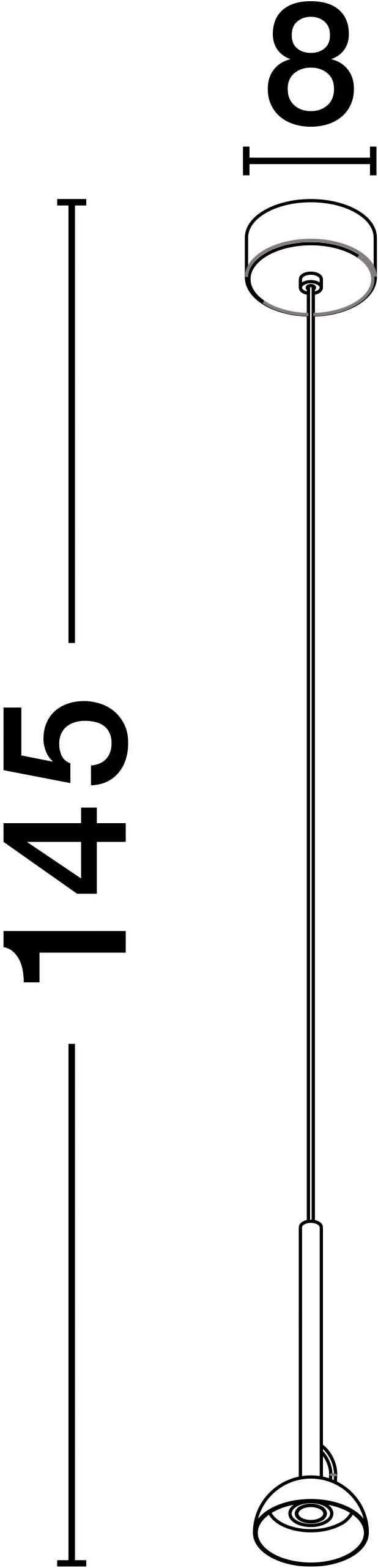 Nova Luce Pendelleuchte »OLA«, 1 flammig