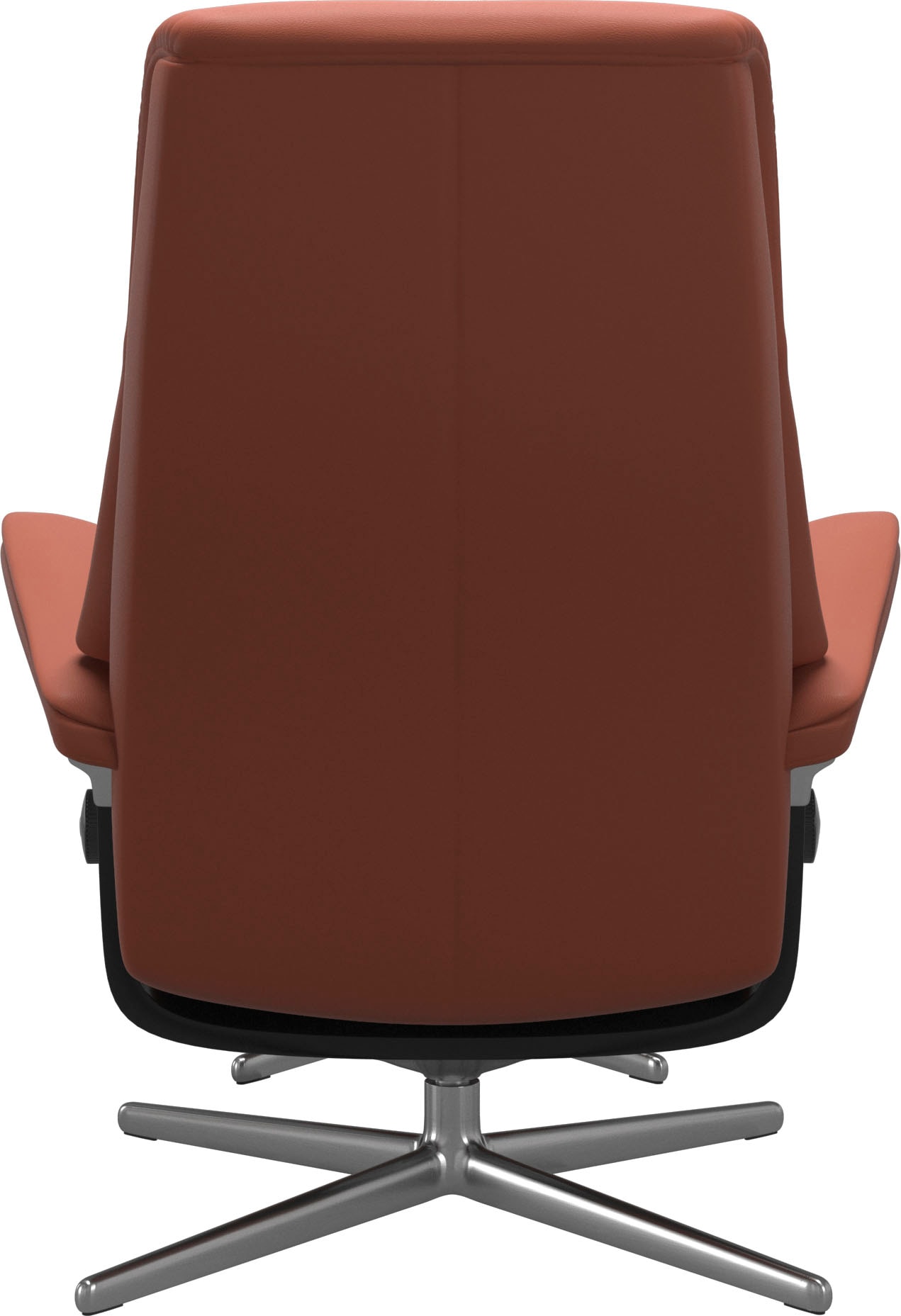 Stressless® Relaxsessel »View« Set, Relaxsessel mit Hocker,  mit Hocker, mit Cross Base, Größe S, M & L, Holzakzent Schwarz